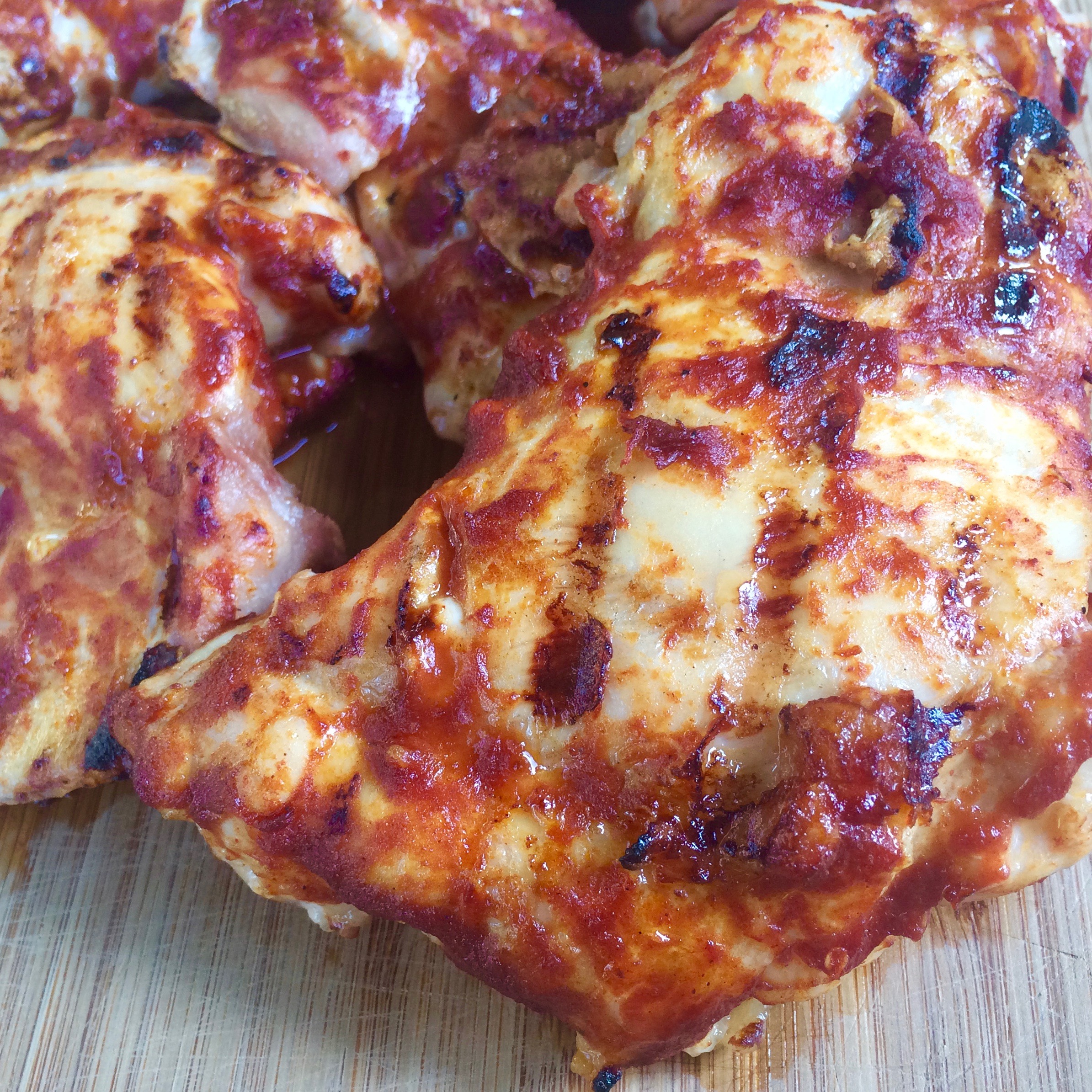 Easy Keto Barbecue Chicken Thighs
