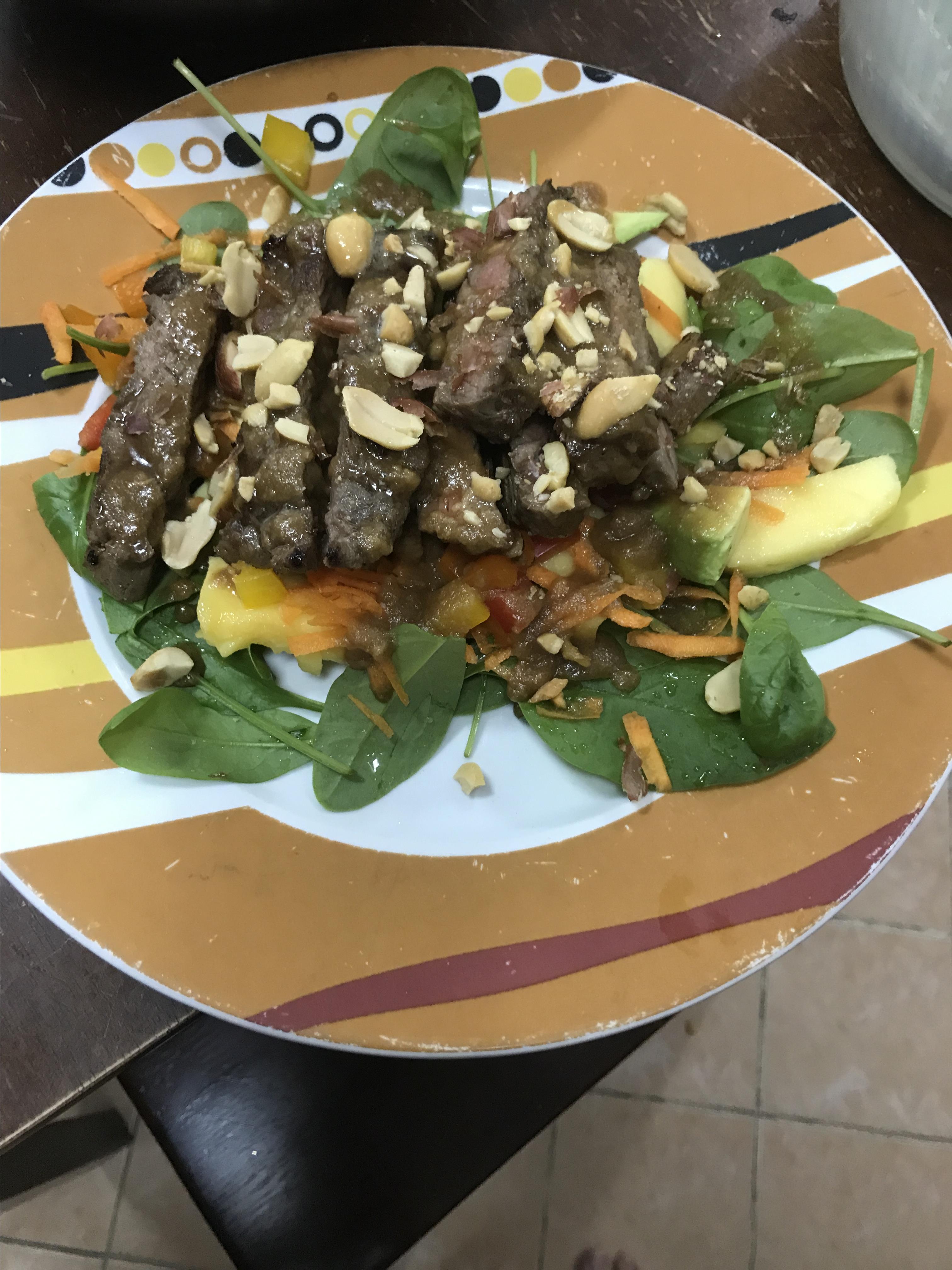 Easy Sirloin Thai Salad