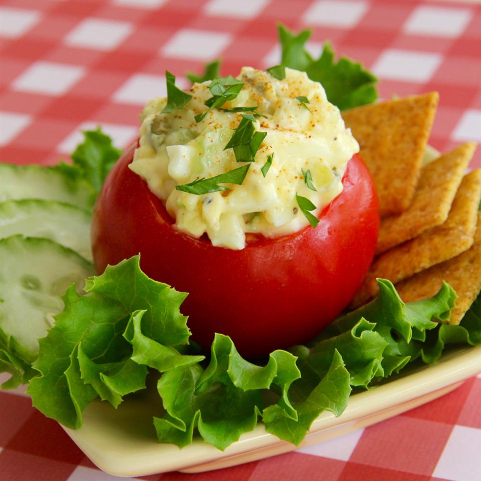 Egg Salad with Chopped Gherkins