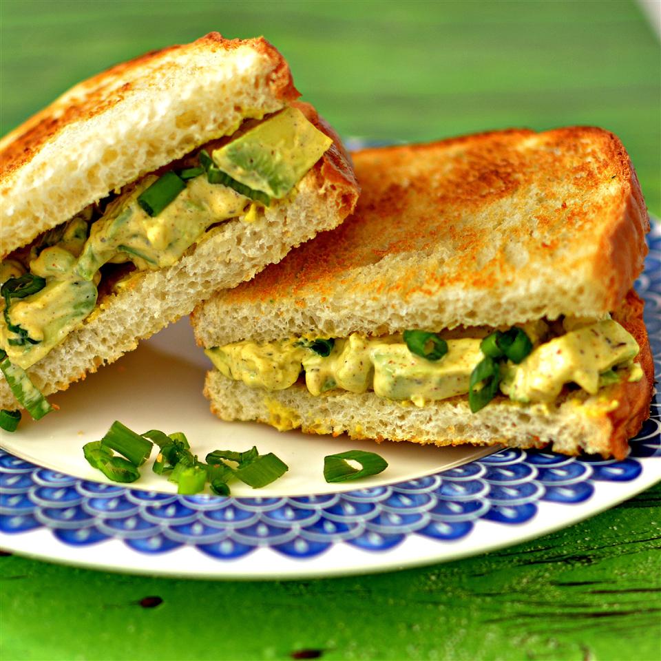 Egg-Style Avocado Salad Sandwiches