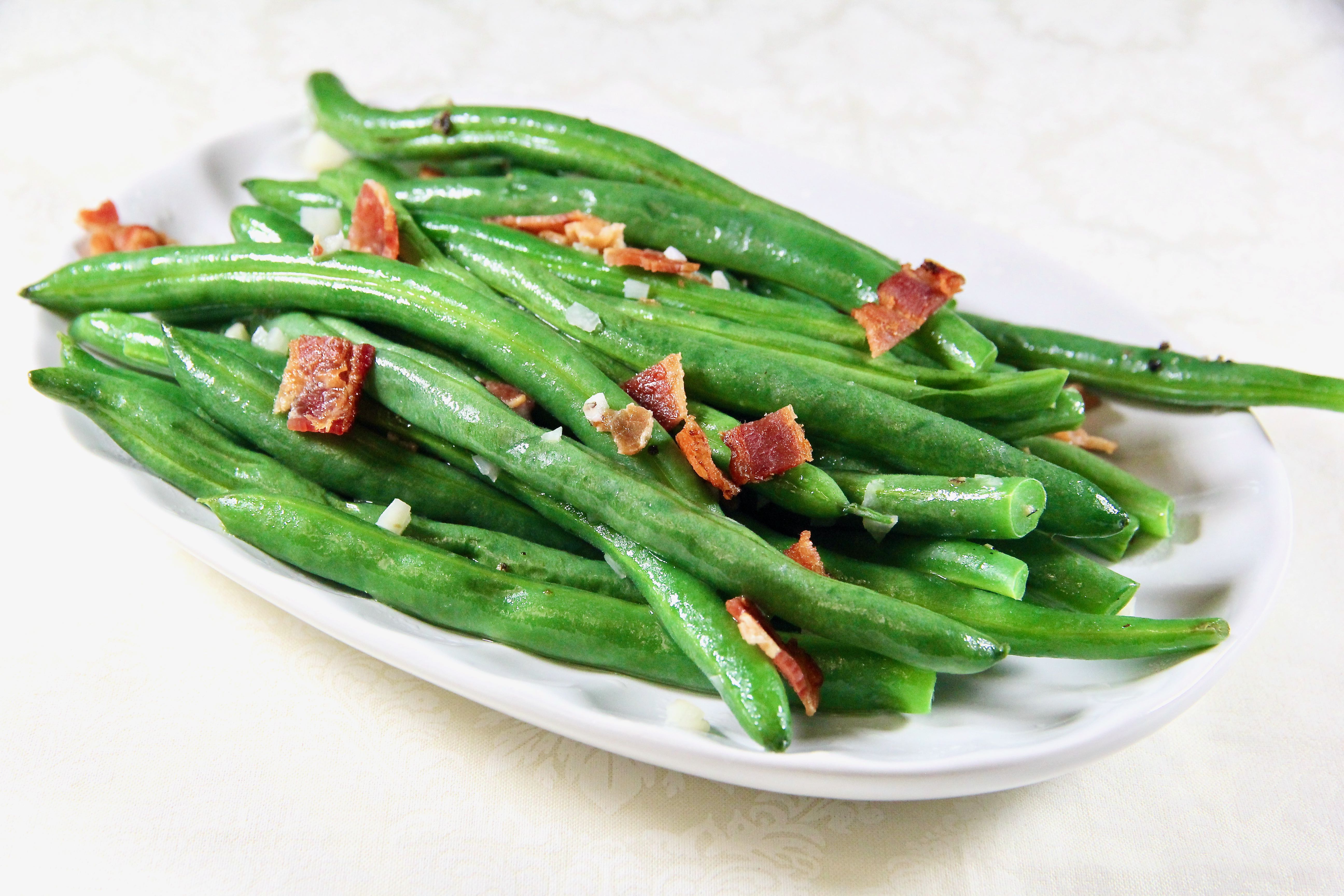 Favorite Green Beans in the Microwave