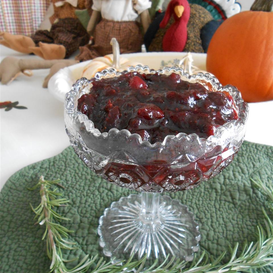 Fig and Rosemary Cranberry Sauce