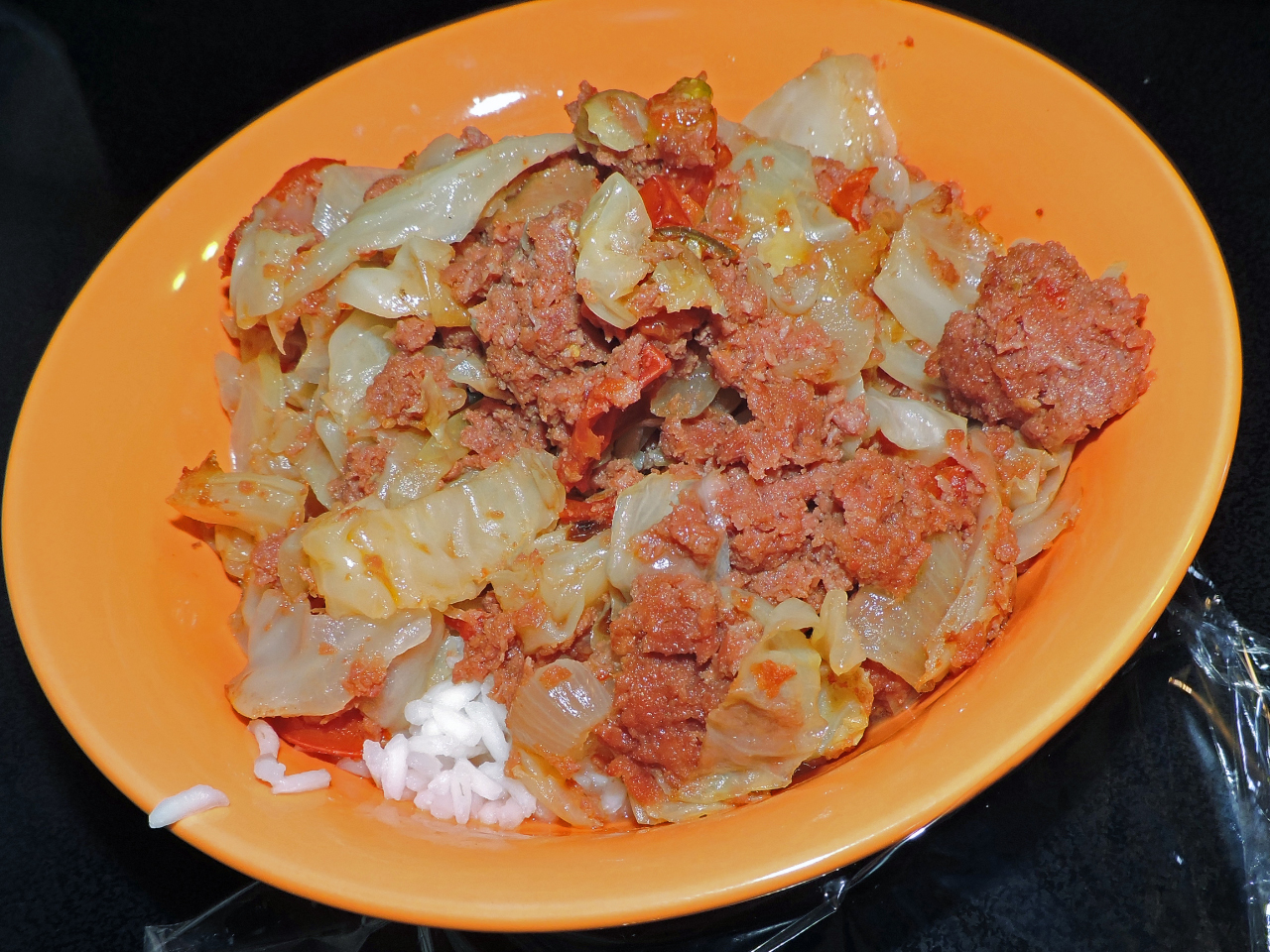 Filipino Corned Beef and Cabbage