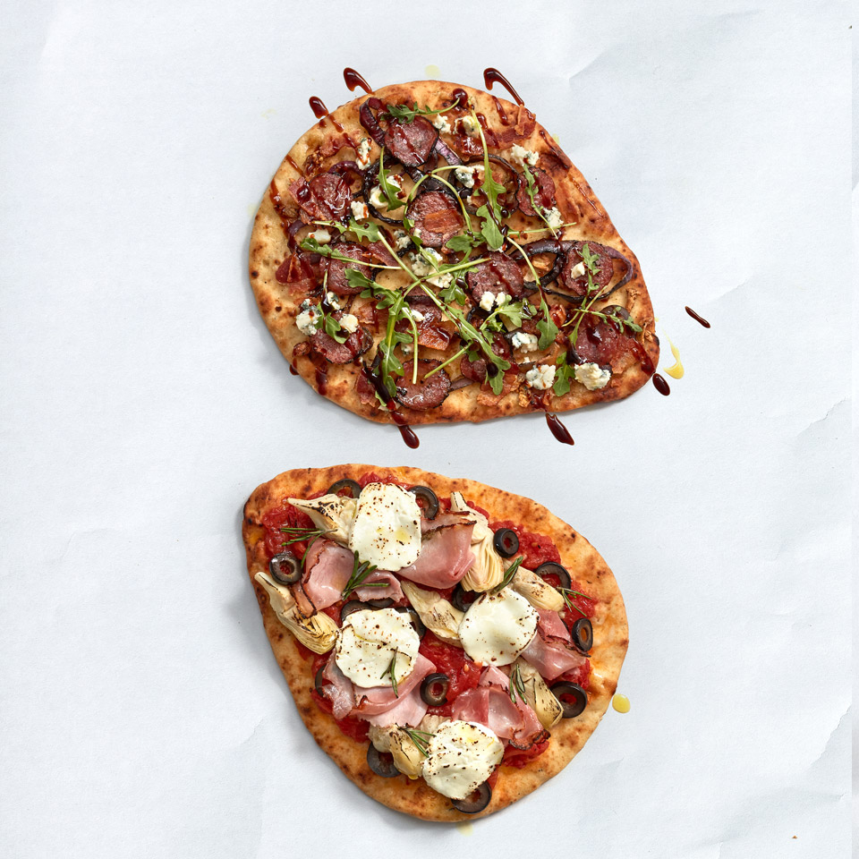 Flatbread Salami Pizza