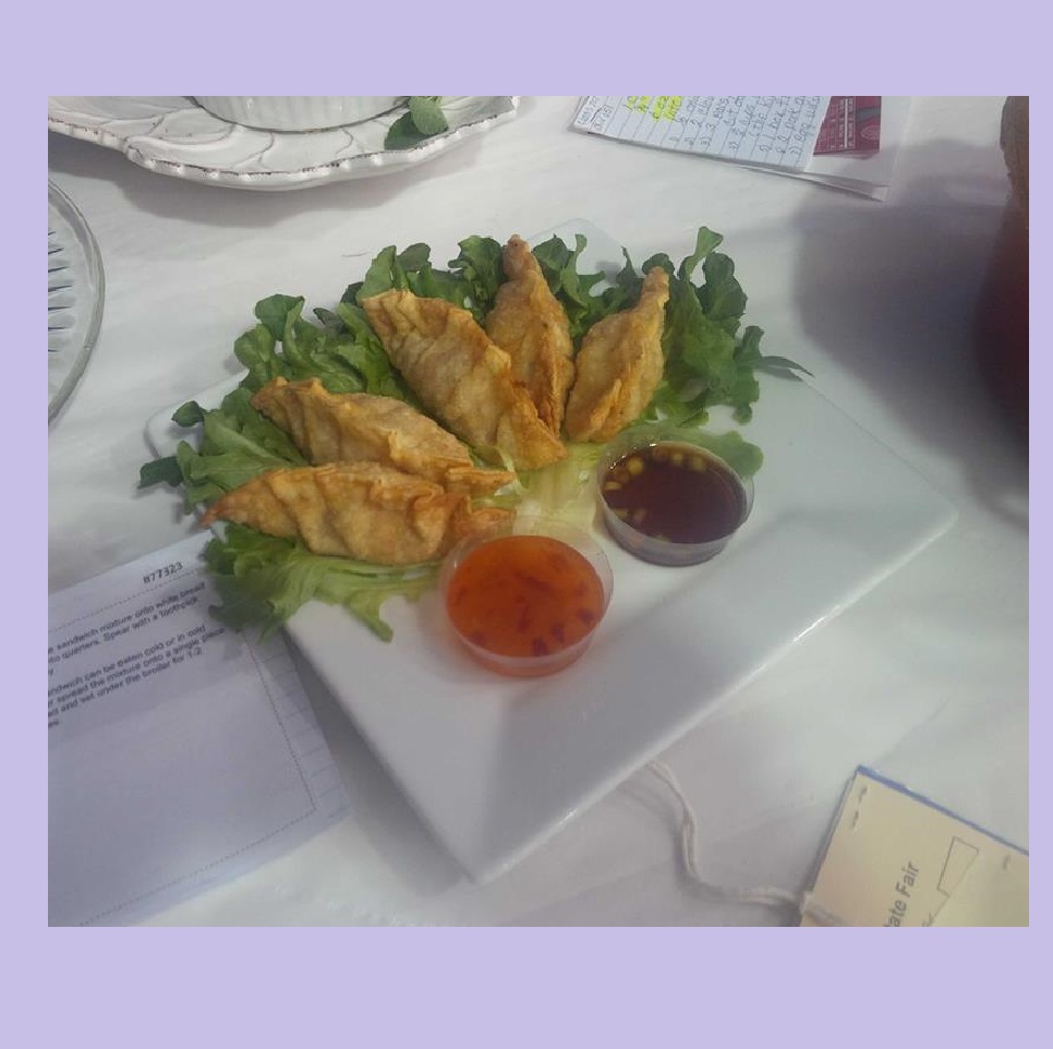 Fried Pork Gyoza with Dipping Sauce