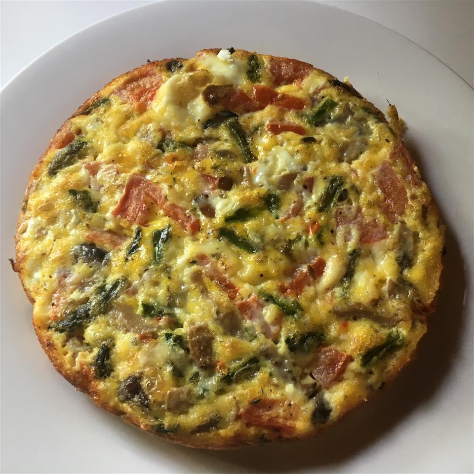 Frittata Alle Erbette (Baked Herb Omelette)