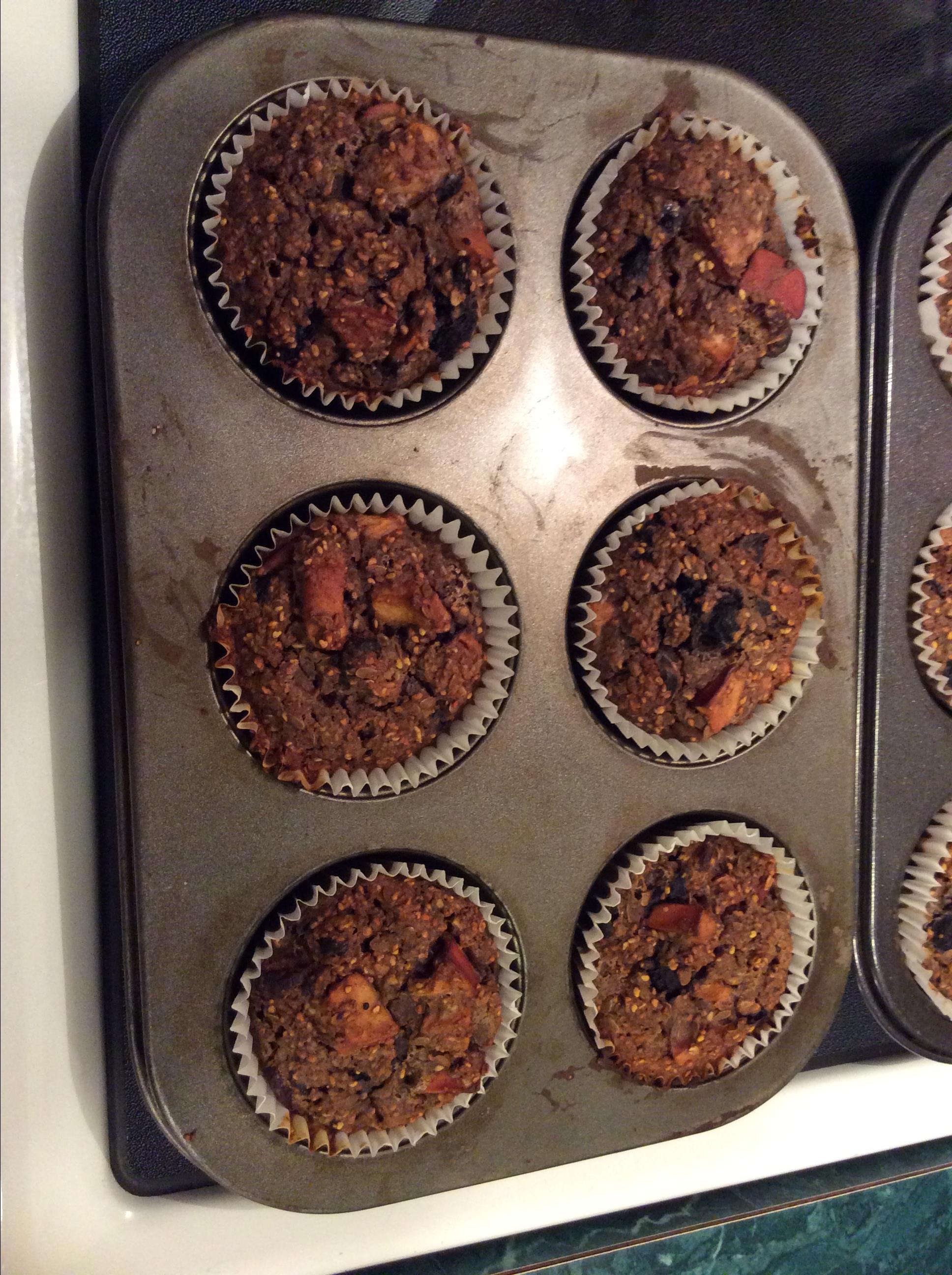 Fruit and Fiber Energy Muffins
