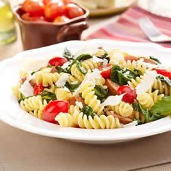 Fusilli with Grape Tomatoes and Sausage