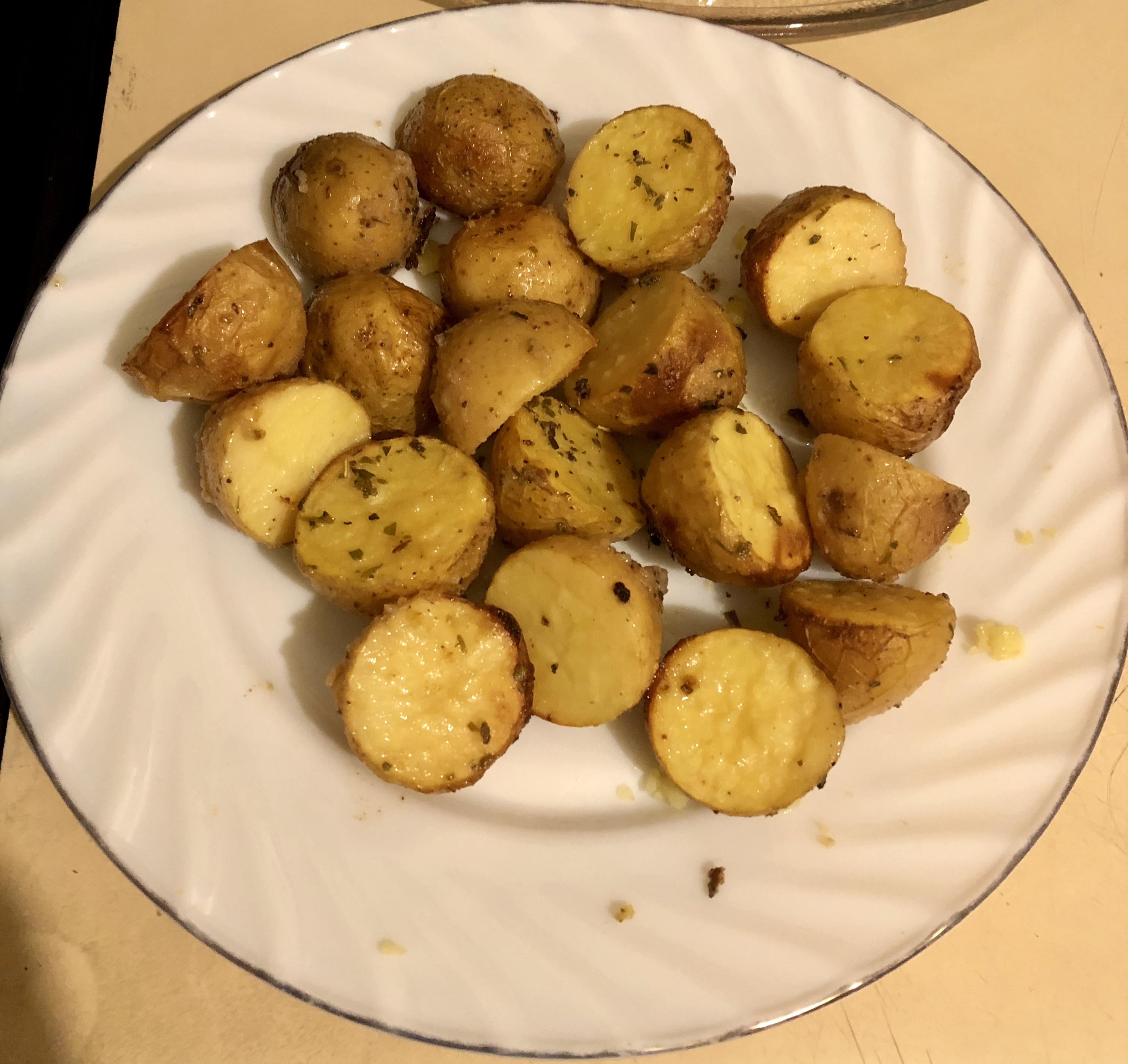 Garlic and Vinegar Roasted Potatoes