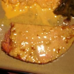 Garlic Mustard Ham Slice