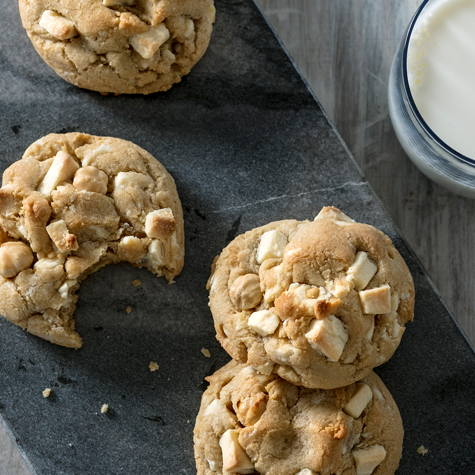 Ghirardelli Browned Butter White Chocolate Hazelnut Cookies