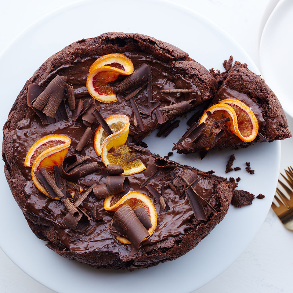 Ghirardelli® Chocolate and Orange Mousse Cake