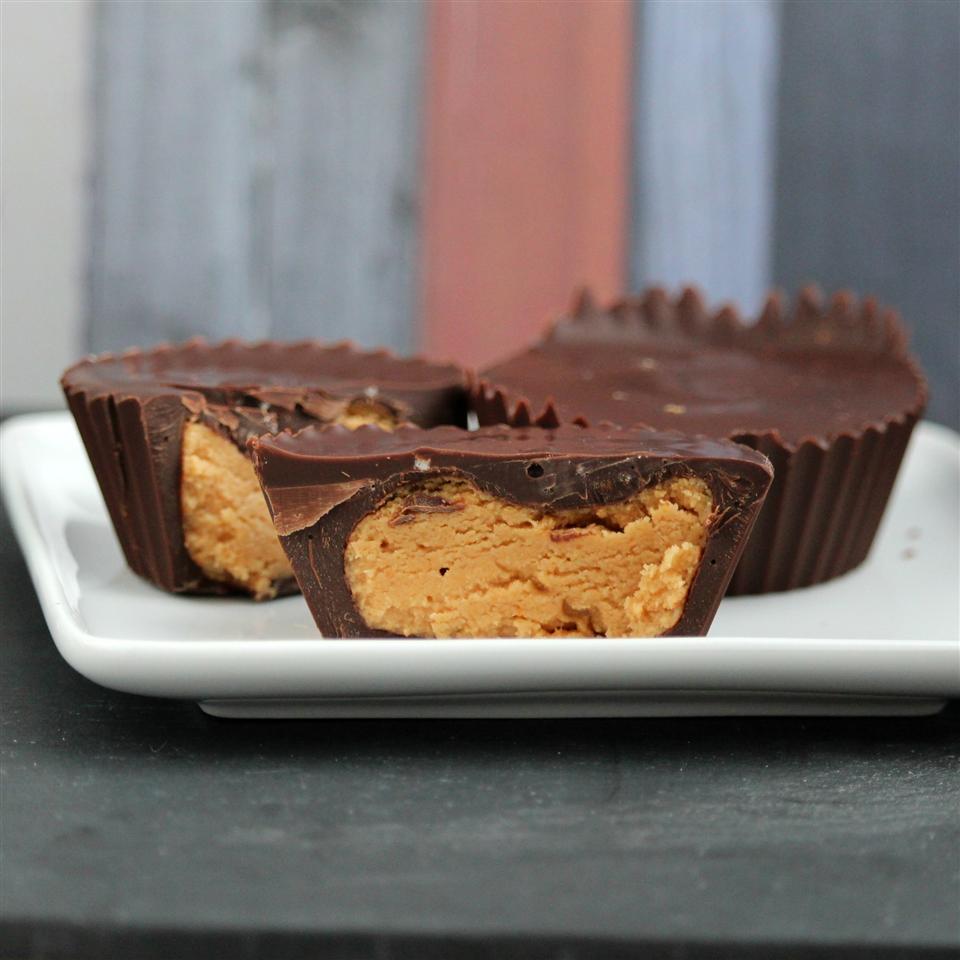 Giant Homemade Almond Butter Cups