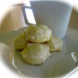 Glazed Lemon-Cream Cheese Cookies