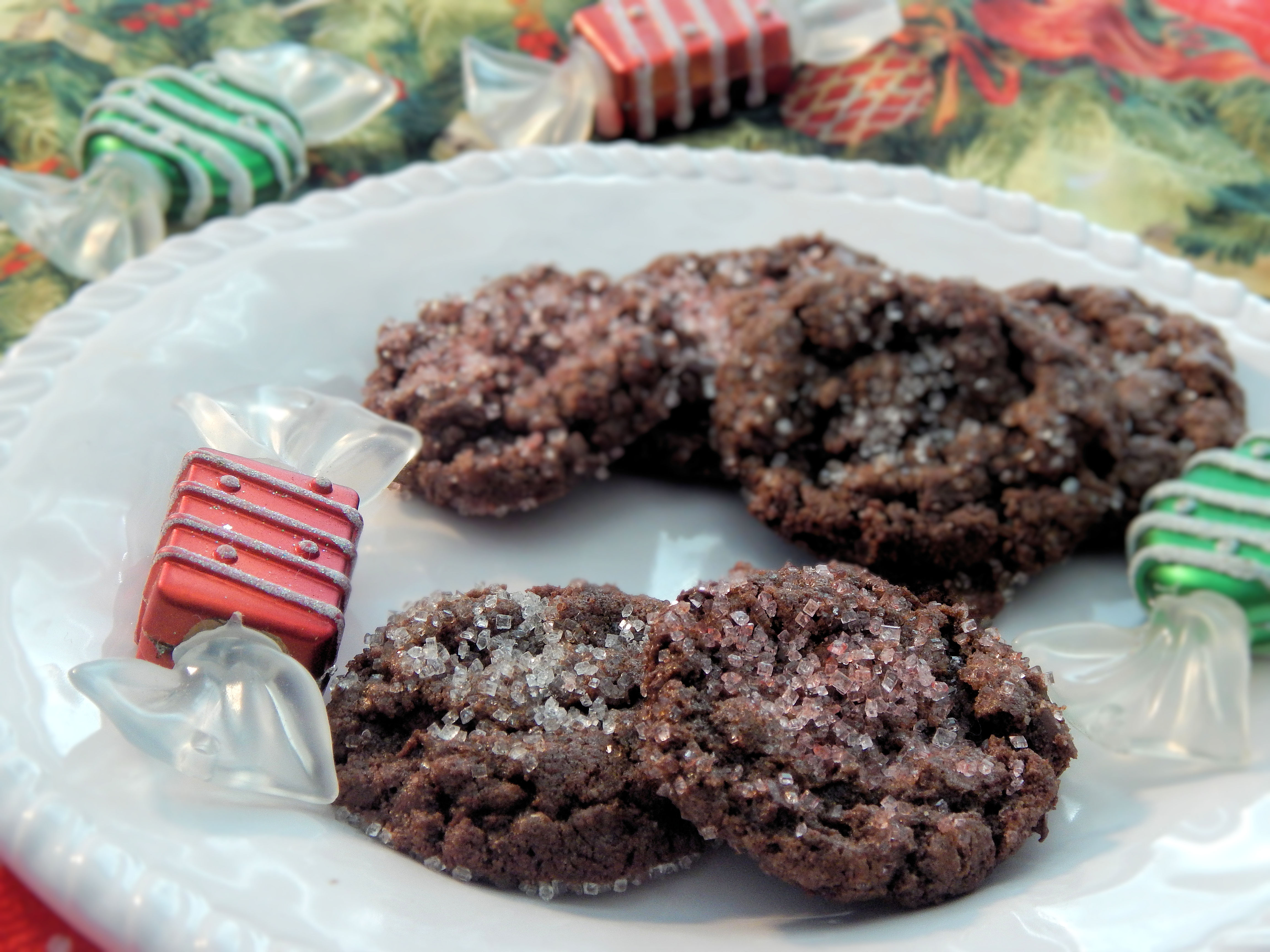 Gluten-Free Double Chocolate Peppermint Cookies