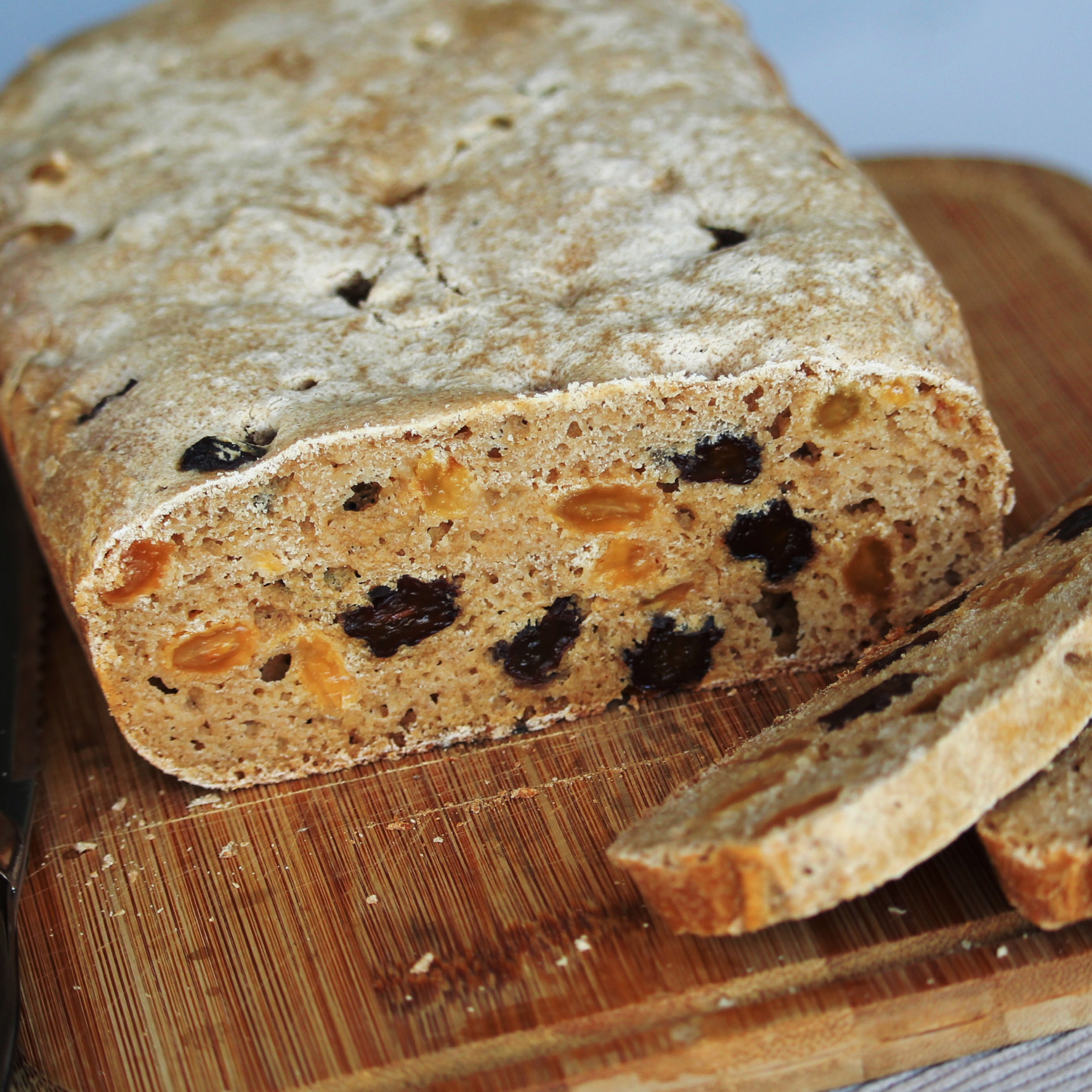 Gluten-Free Sourdough Raisin Bread