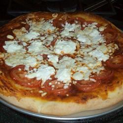 Goat Cheese and Tomato Pizza