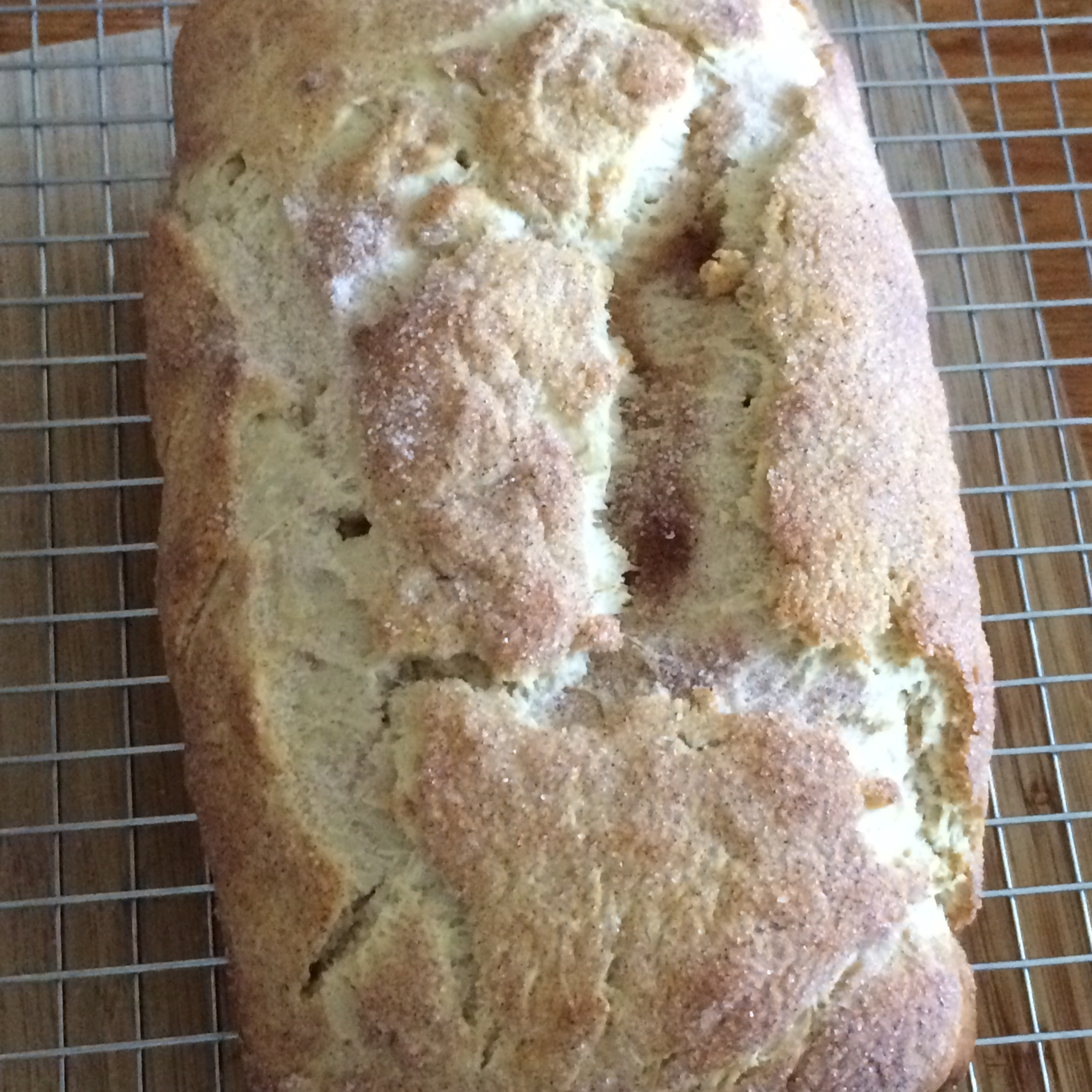 Golden Cake Batter Bread
