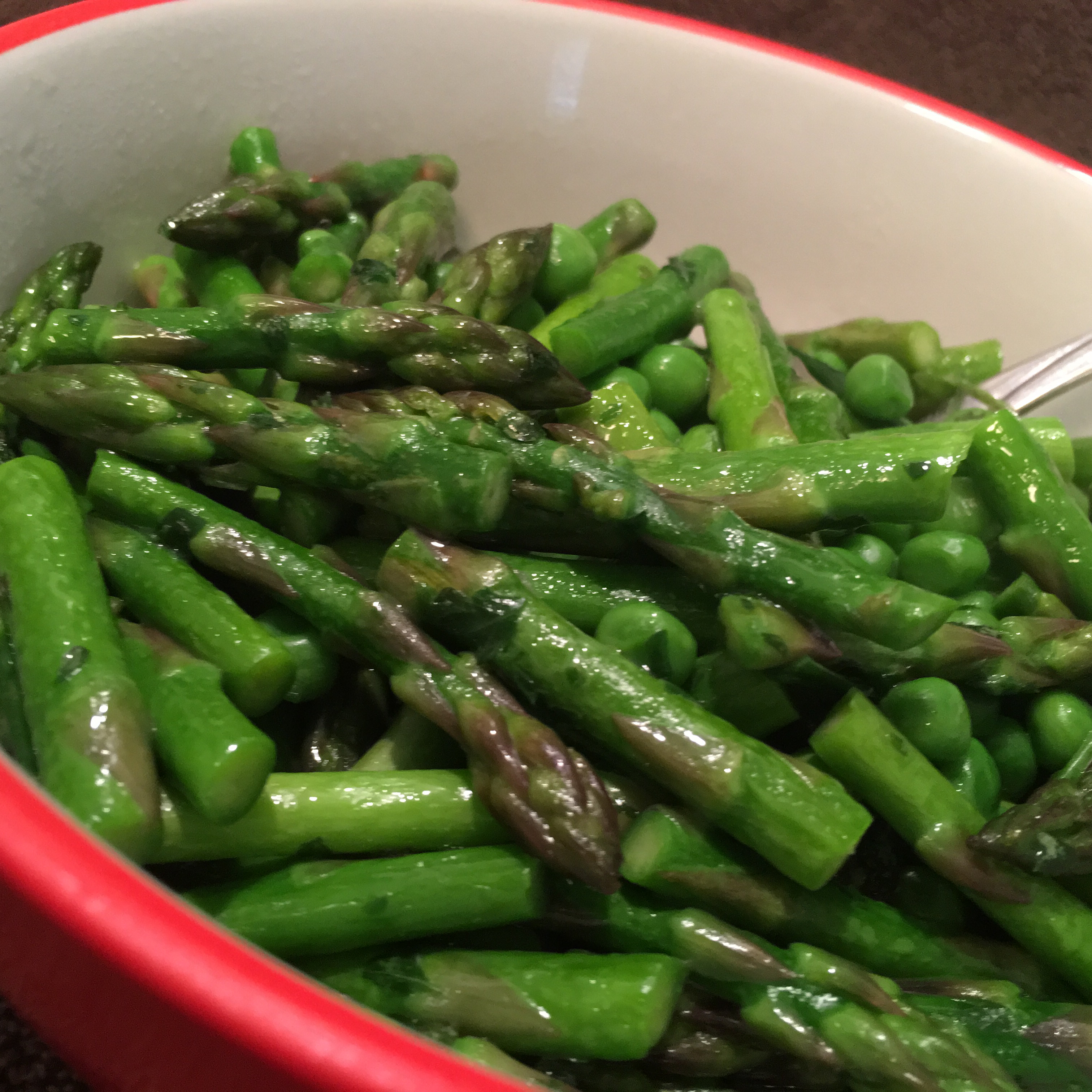 Green Peas and Asparagus