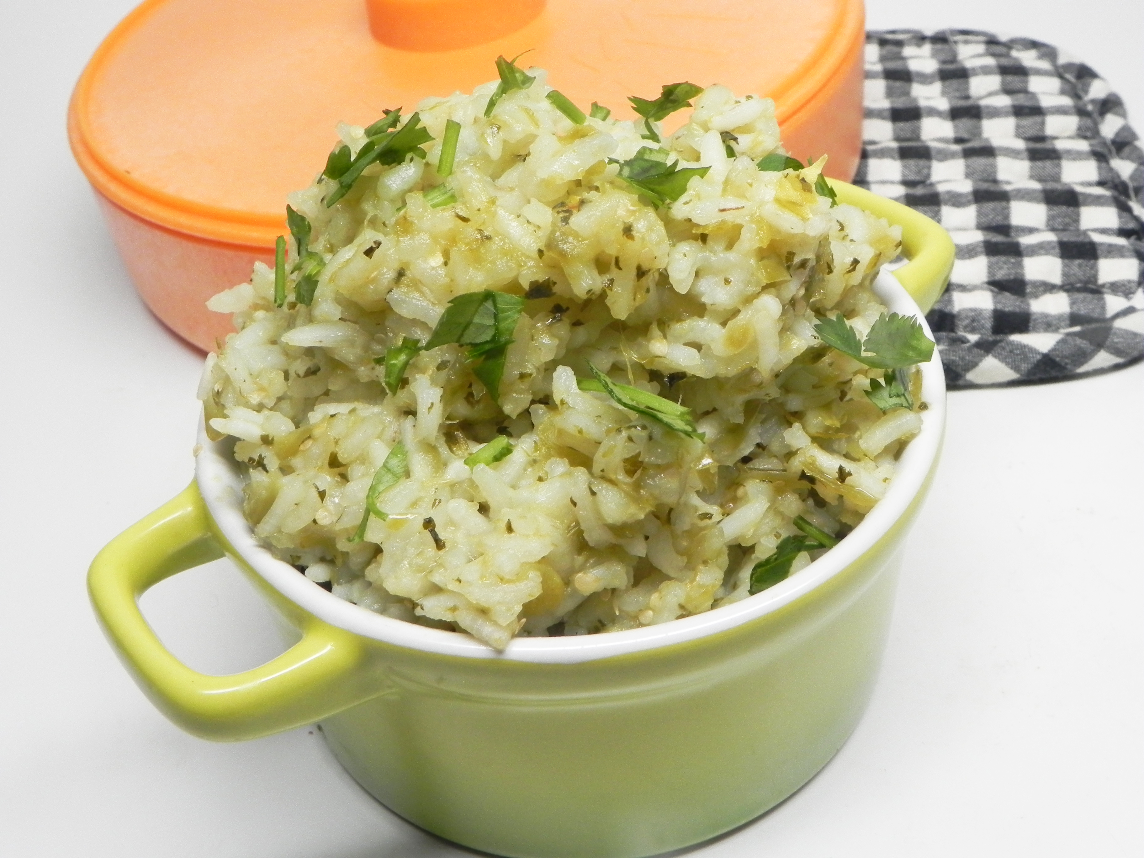 Green Rice with Green Chiles