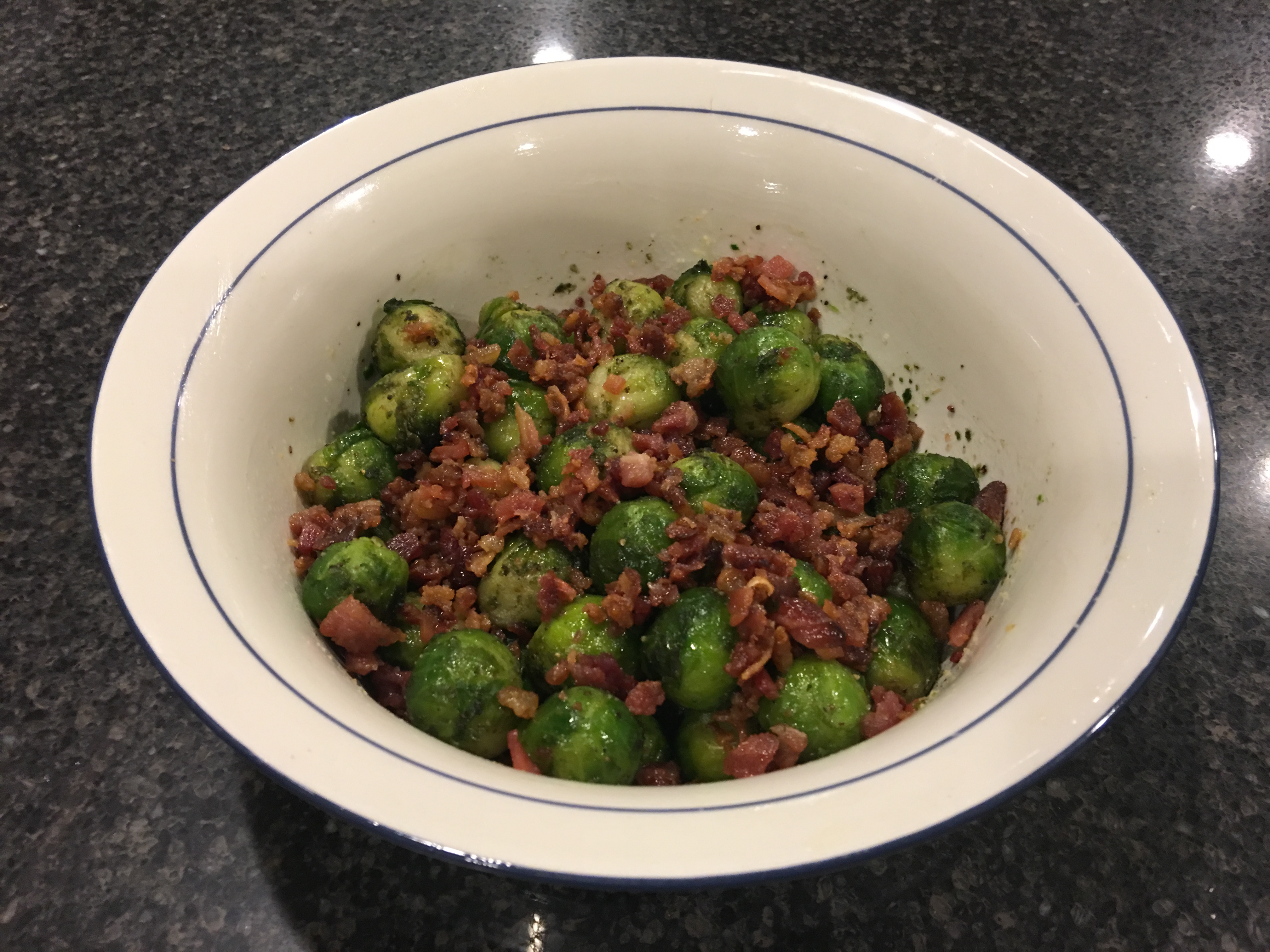 Grilled Brussels Sprouts with Bacon