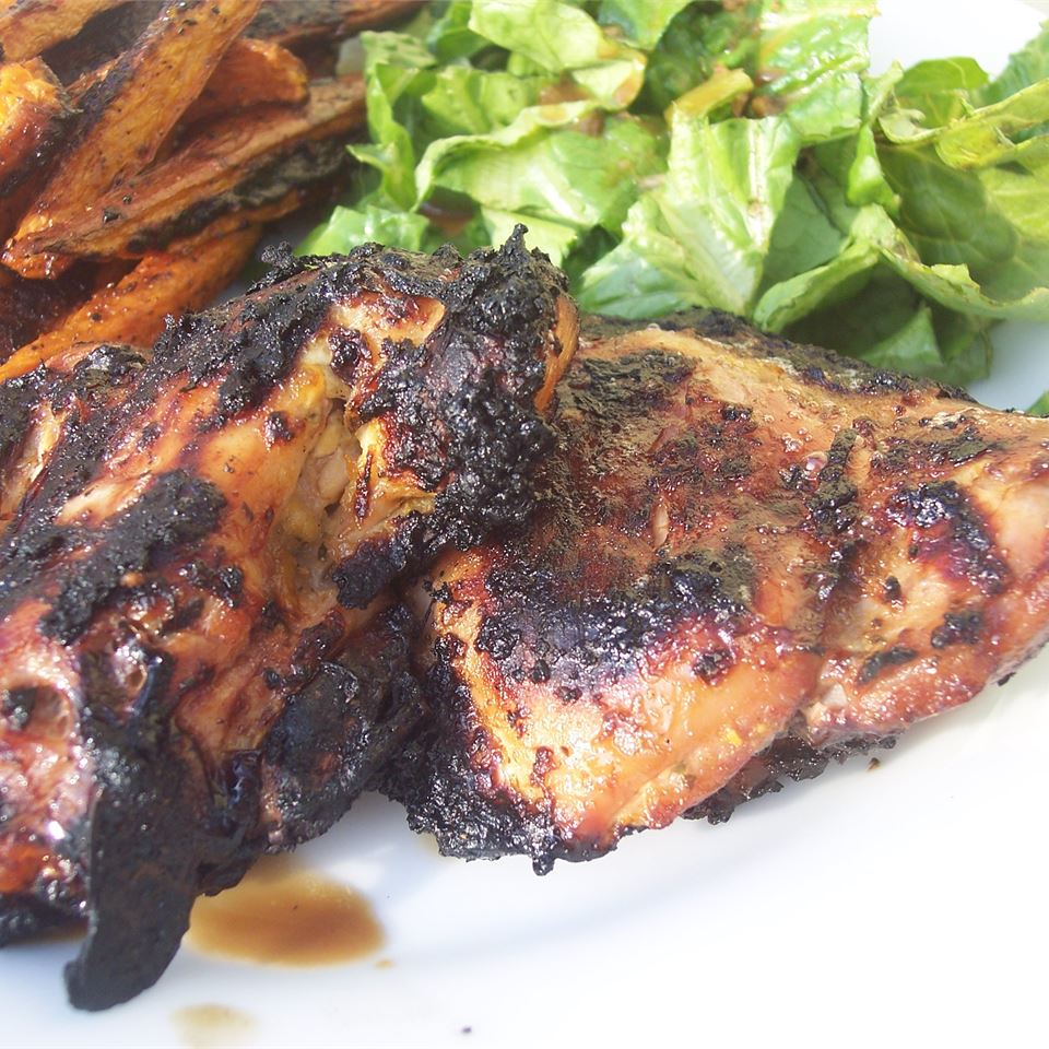 Grilled Caribbean Chicken Breasts