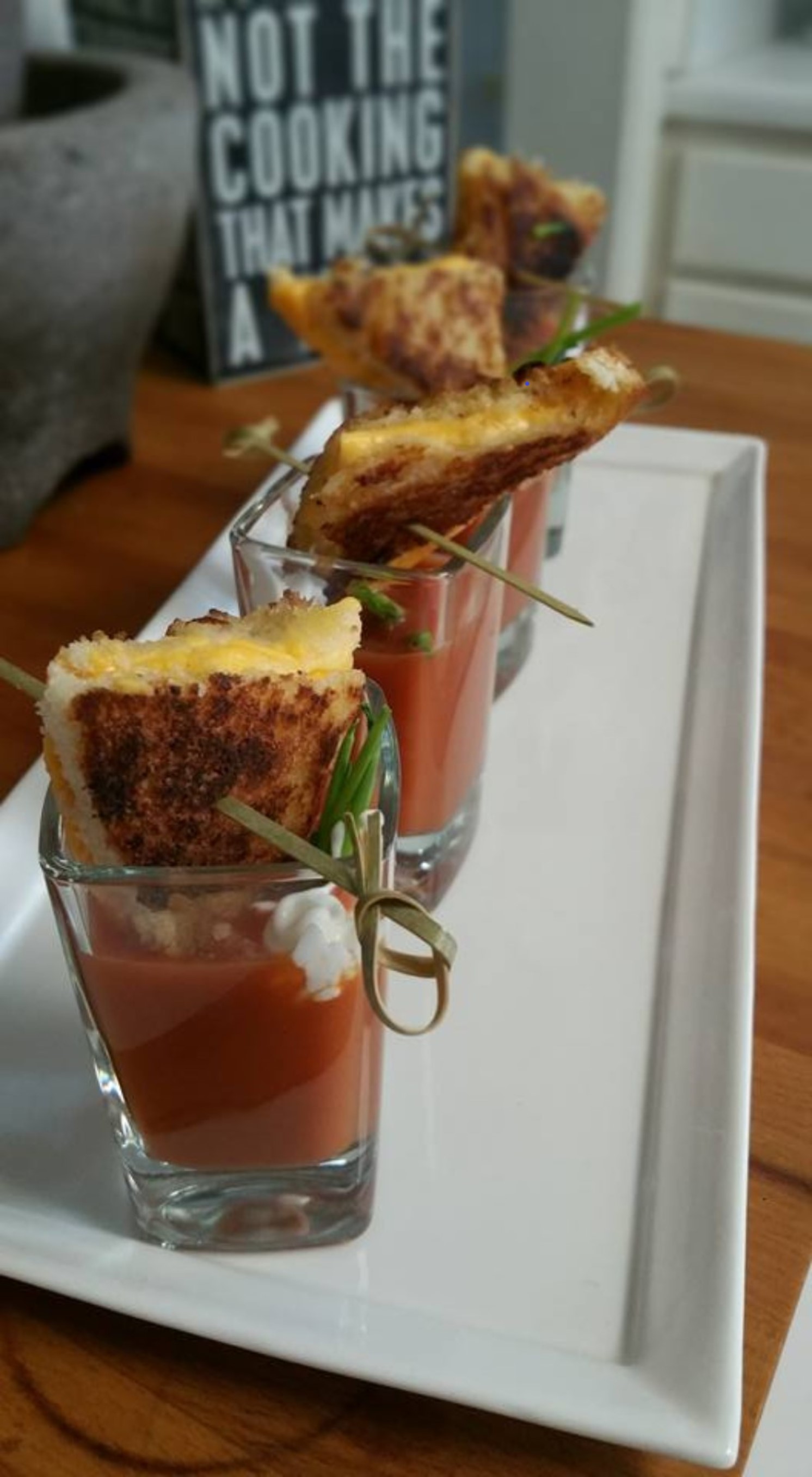Grilled Cheese Shooters