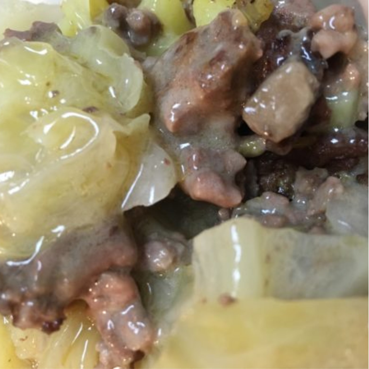 Ground Beef Casserole with Potatoes and Cabbage