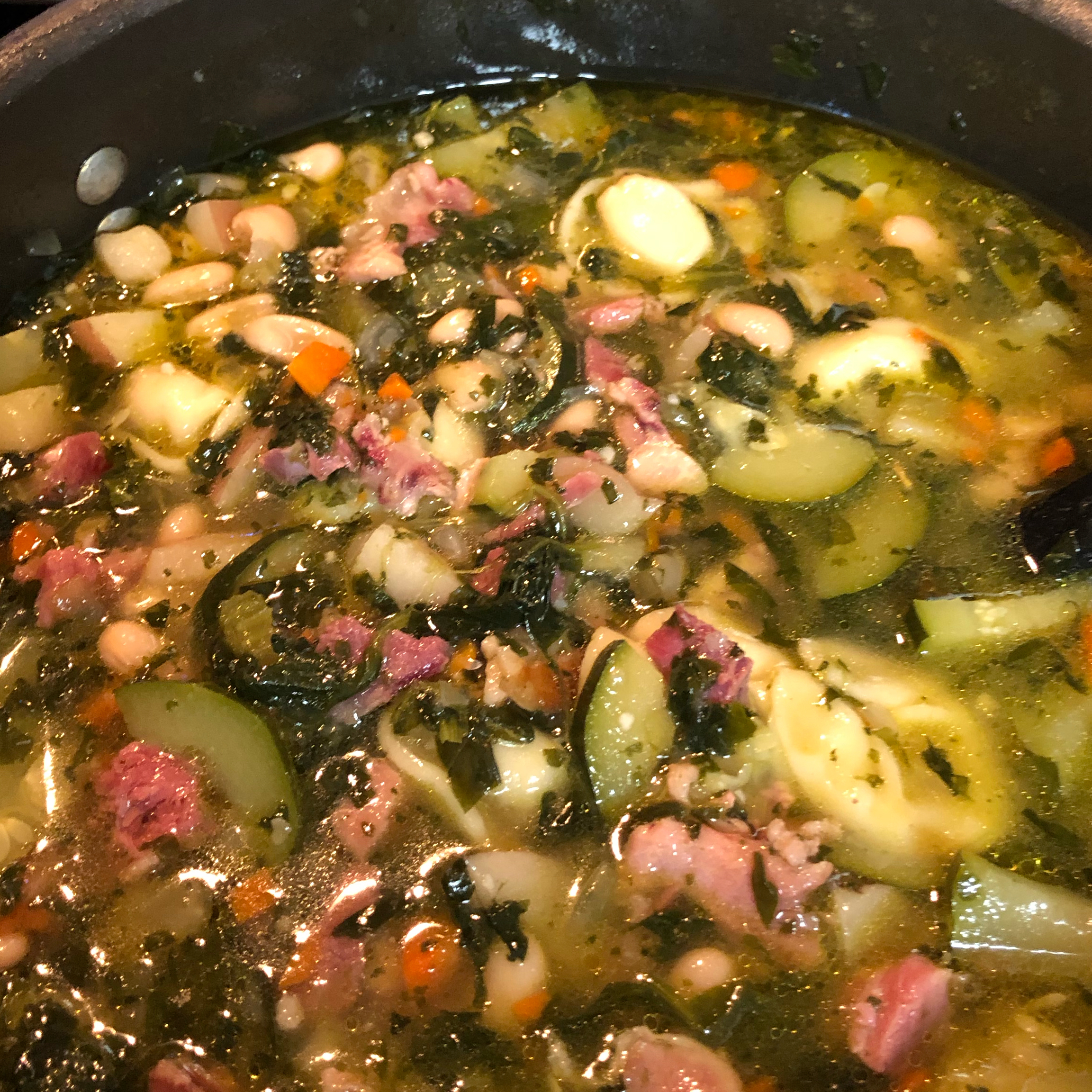Ham and Tortellini Soup