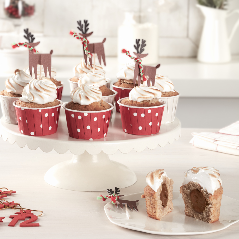 Hazelnut Cupcakes with Nutella® hazelnut spread