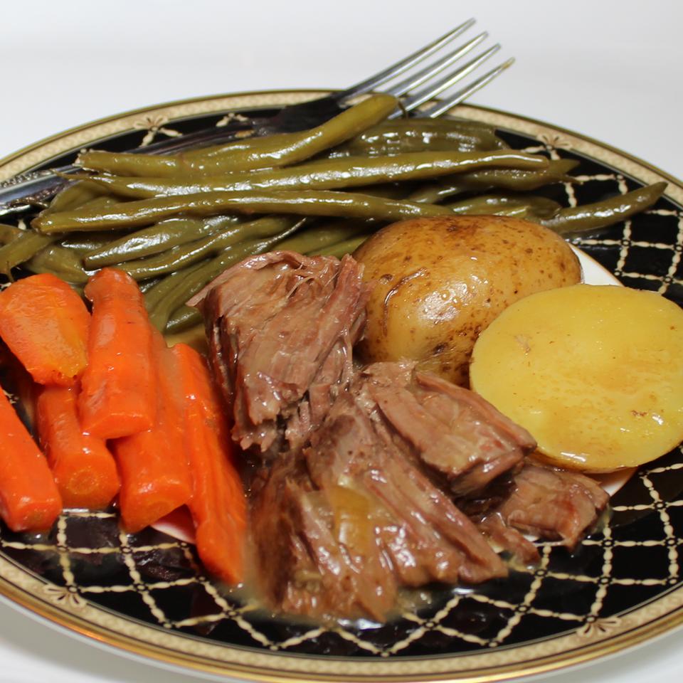 Healthier (but still awesome) Awesome Slow Cooker Pot Roast