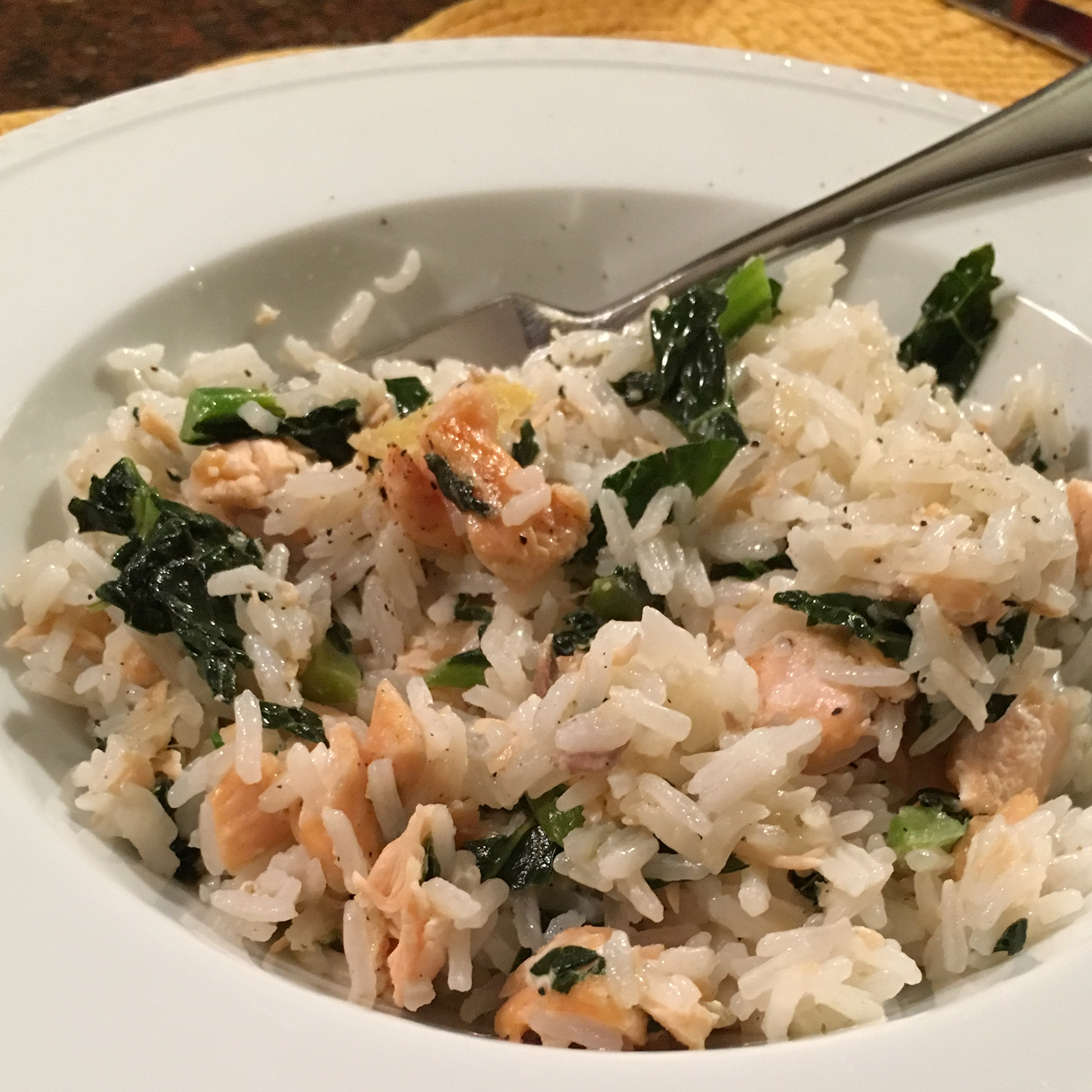 Healthy Tasty Salmon Rice Bowl