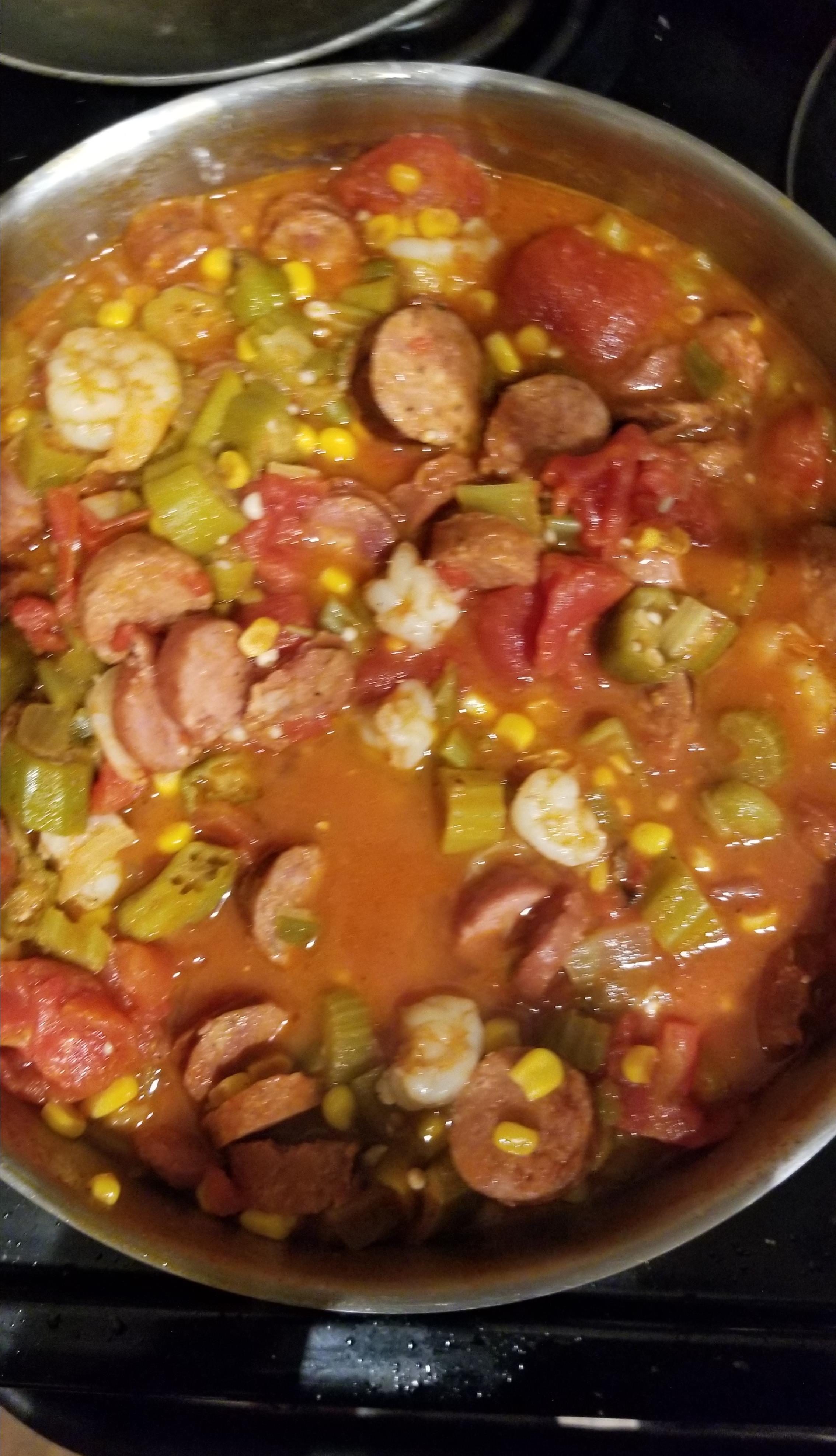 Hearty Creole Okra and Tomatoes