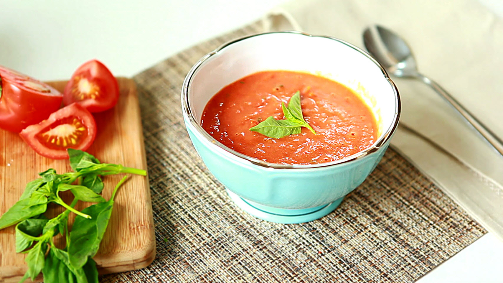 Hearty Hot or Cold Roasted Tomato Soup