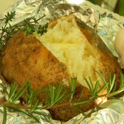 Herb Garlic Baked Potatoes
