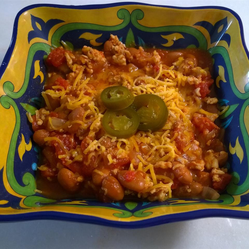 Hill Country Turkey Chili with Beans