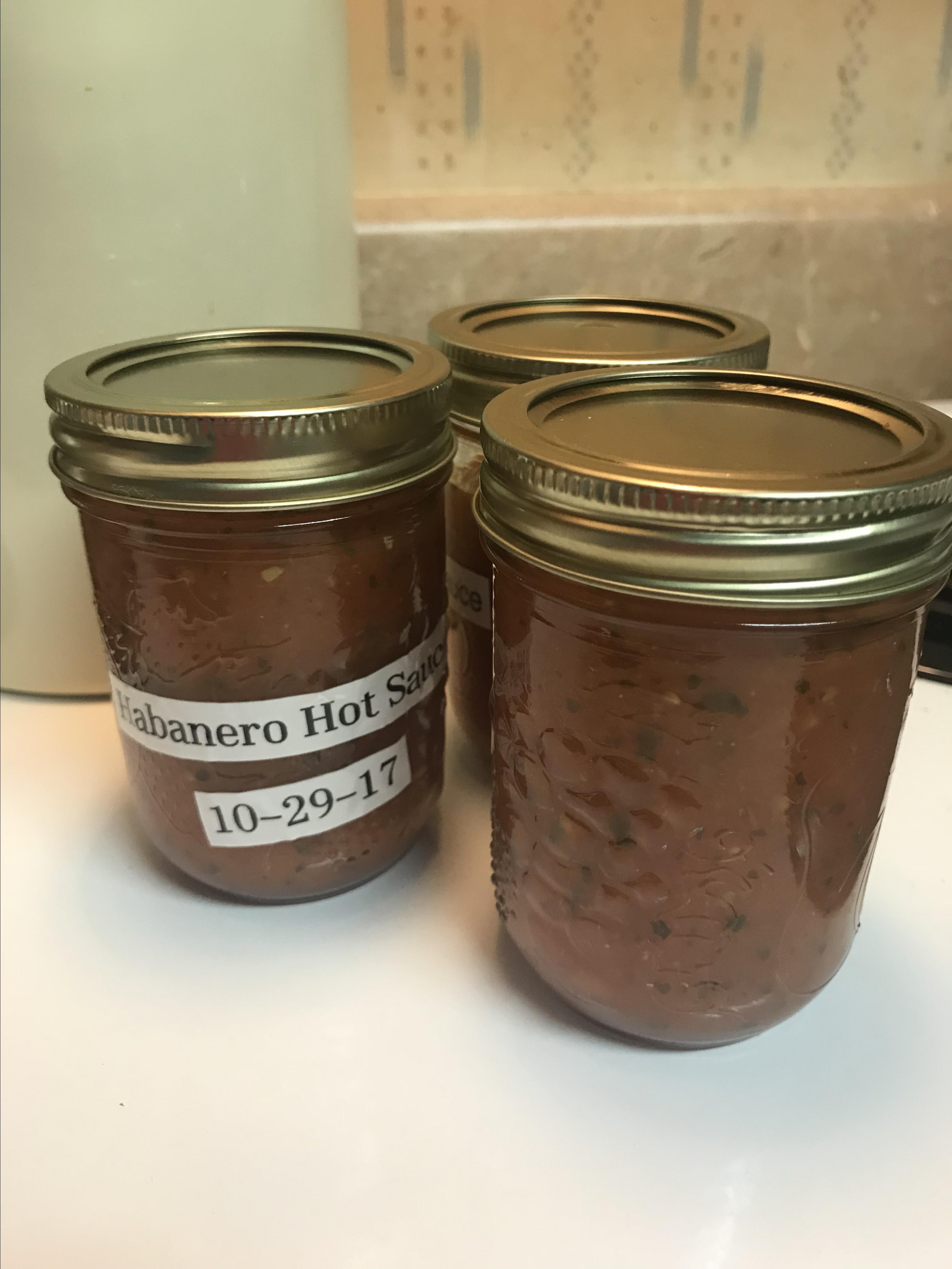 Homemade Habanero Hot Sauce