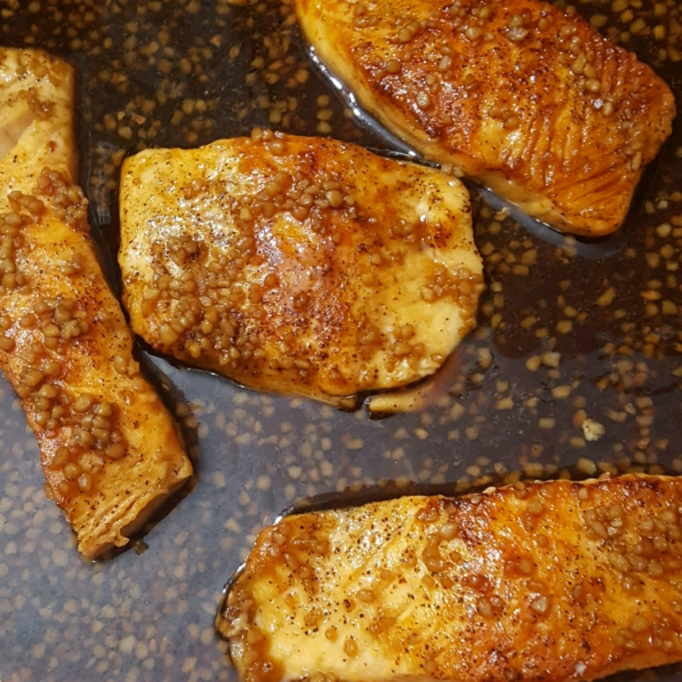Honey Garlic Glazed Salmon