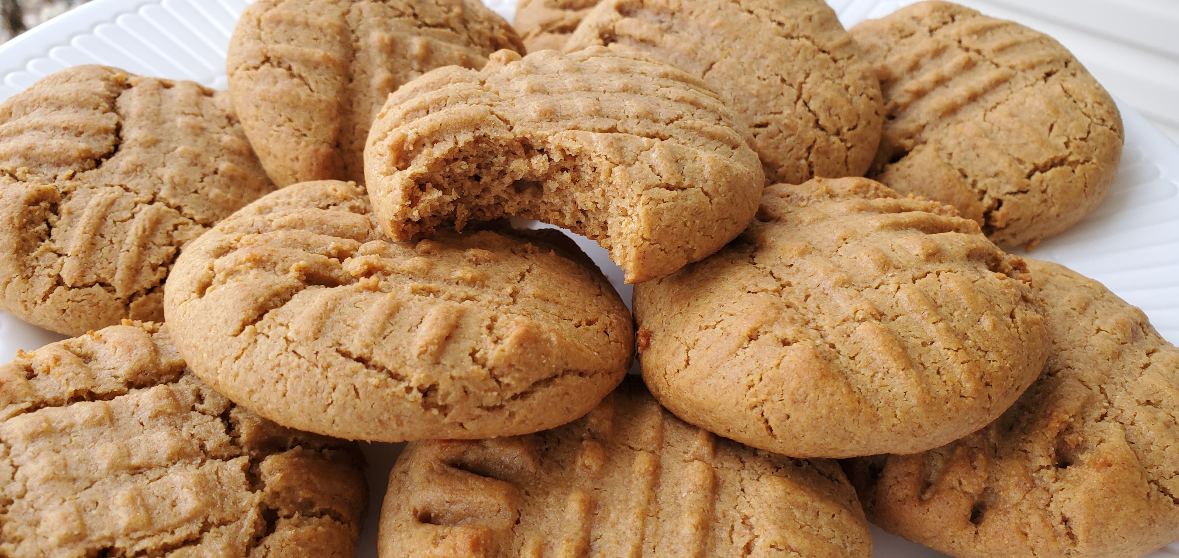 Honey Whole Wheat Peanut Butter Cookies