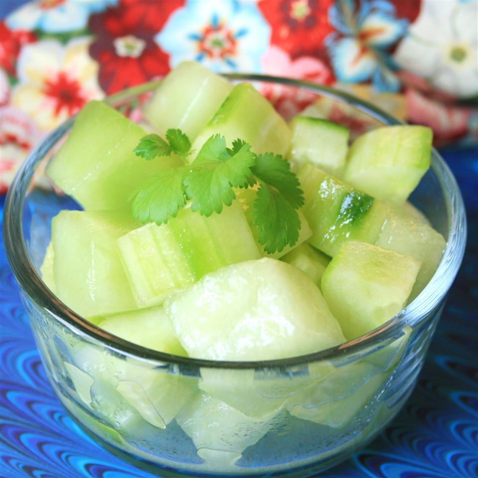 Honeydew and Cucumber Salad