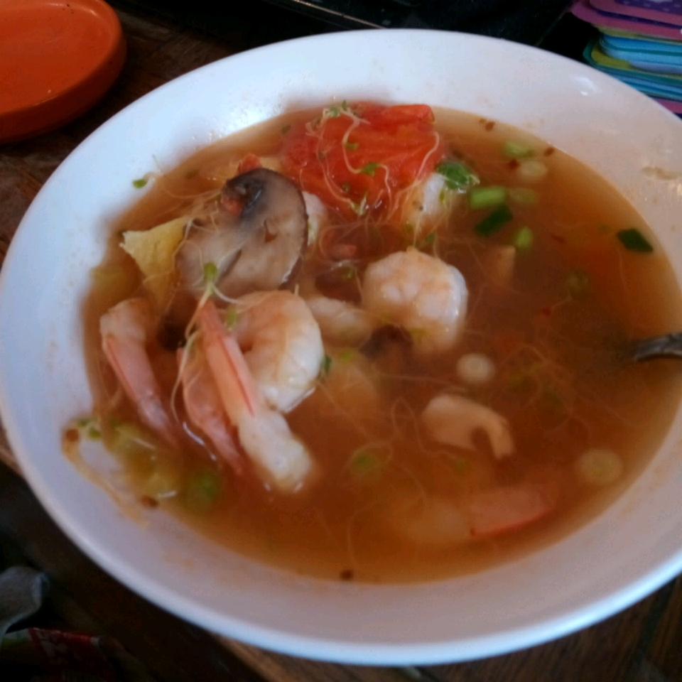 Hot and Sour Shrimp Soup