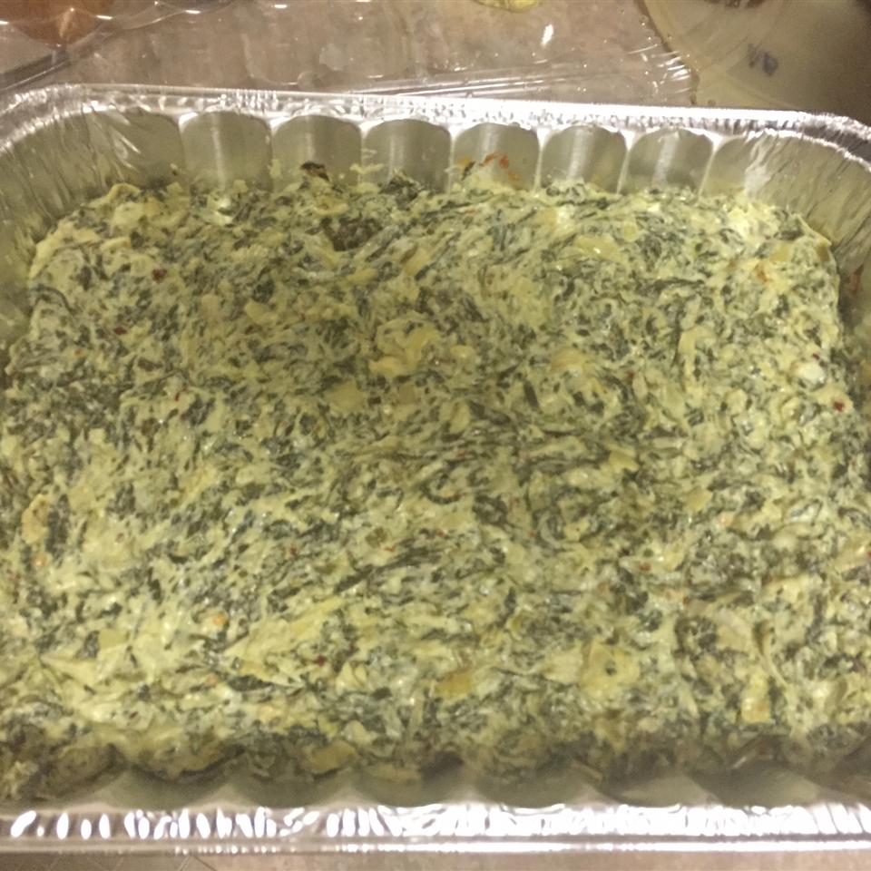 Hot and Spicy Spinach Artichoke Dip