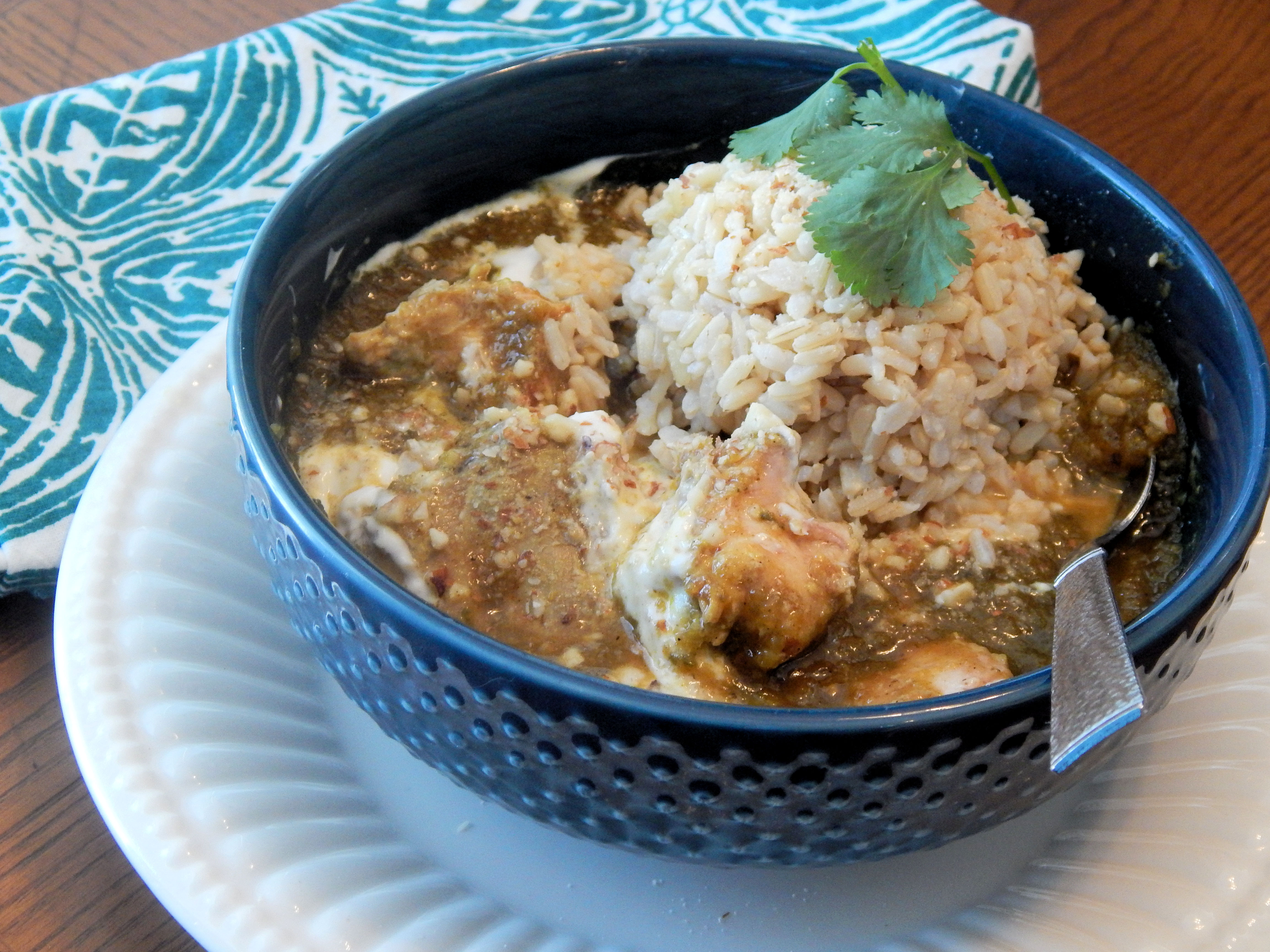 Indian Chicken Korma in the Slow Cooker