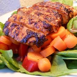 Indian-Style Grilled Chicken Salad