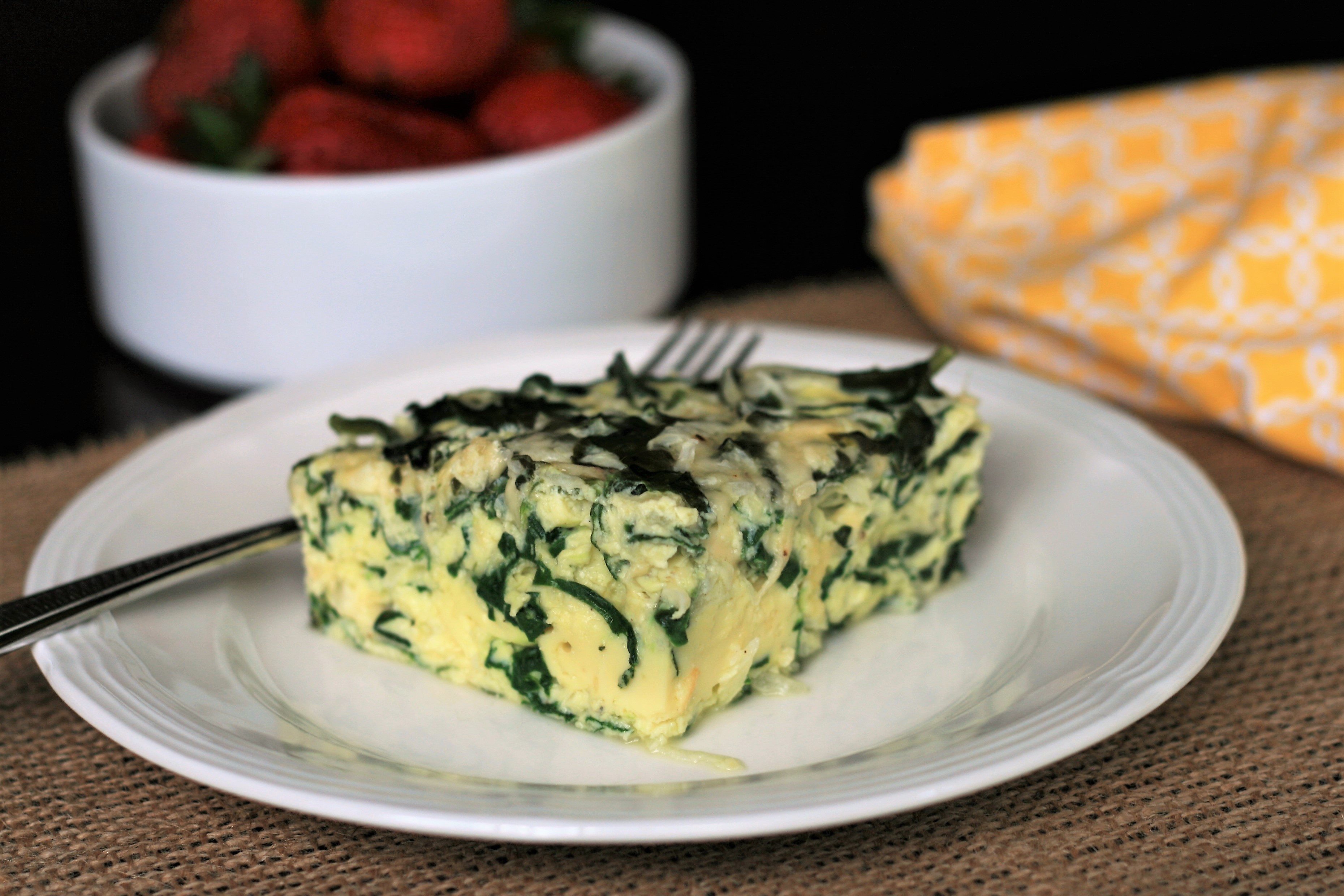 Instant Pot® Keto Crustless Spinach and Gouda Quiche