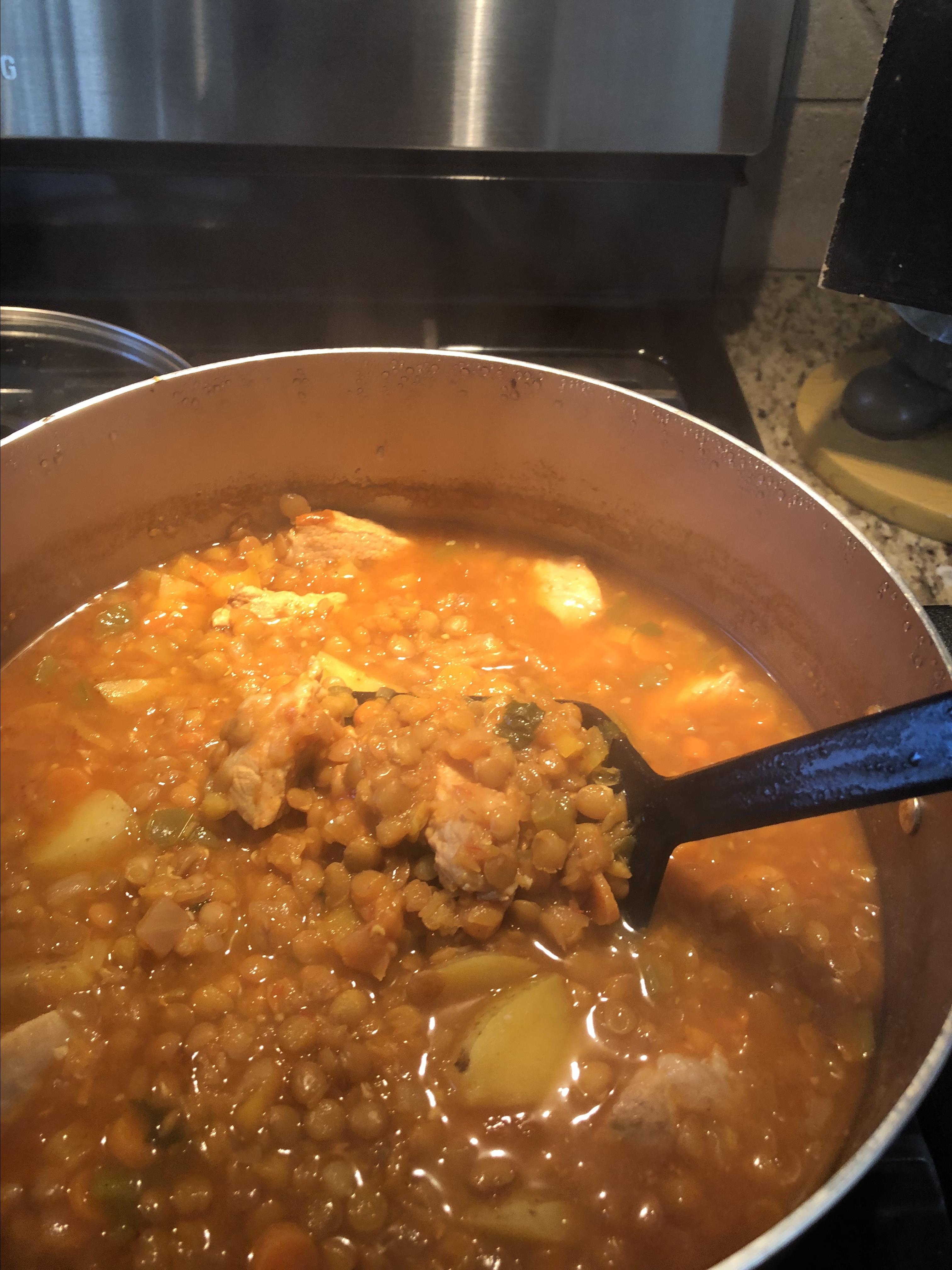 Instant Pot® Mexican Lentil Soup
