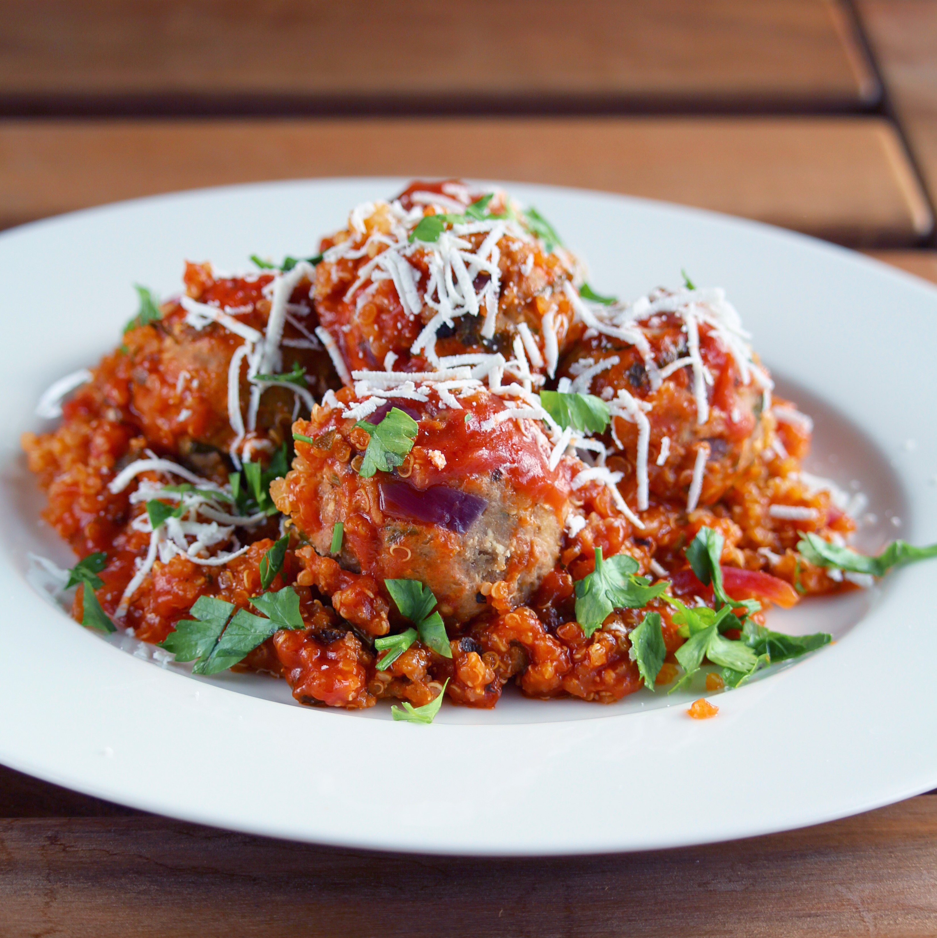 Instant Pot® Mexican-Style Meatballs and Quinoa