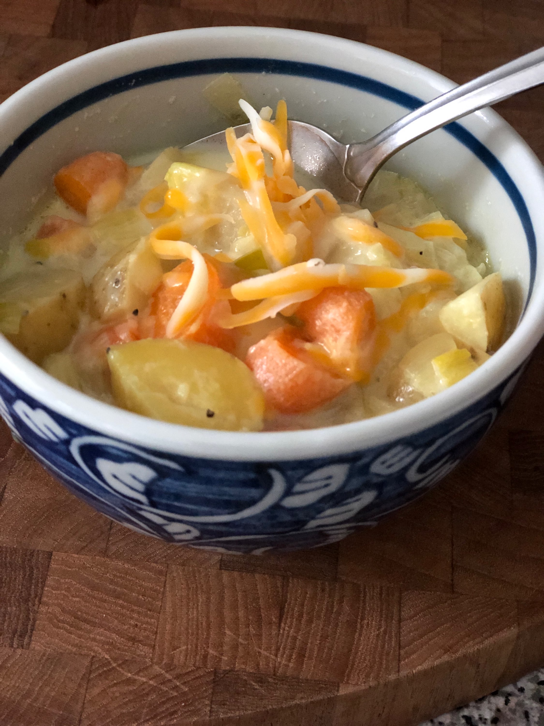 Instant Pot® Potato, Leek, and Carrot Soup