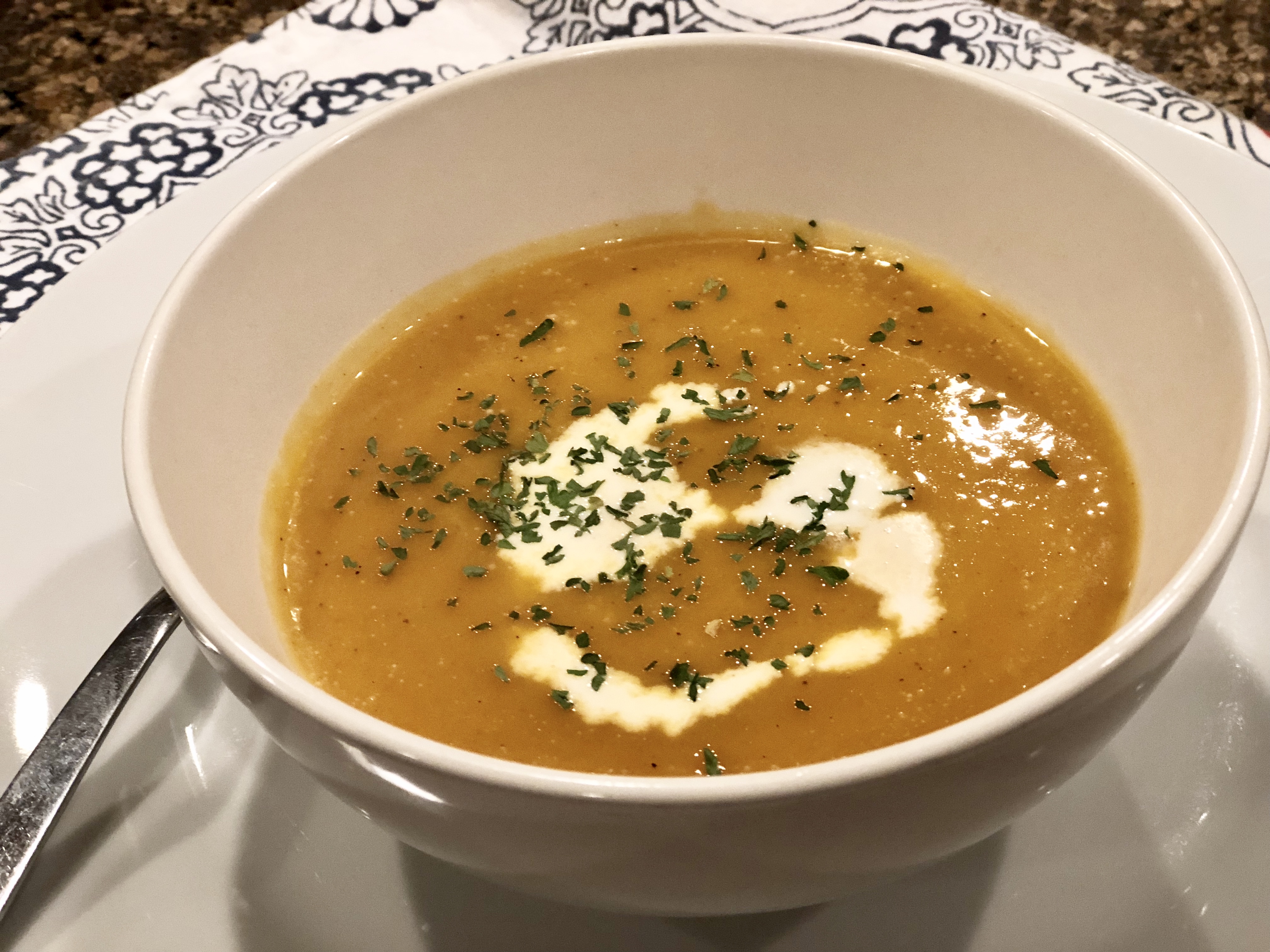 Instant Pot® Spicy Butternut Squash Soup