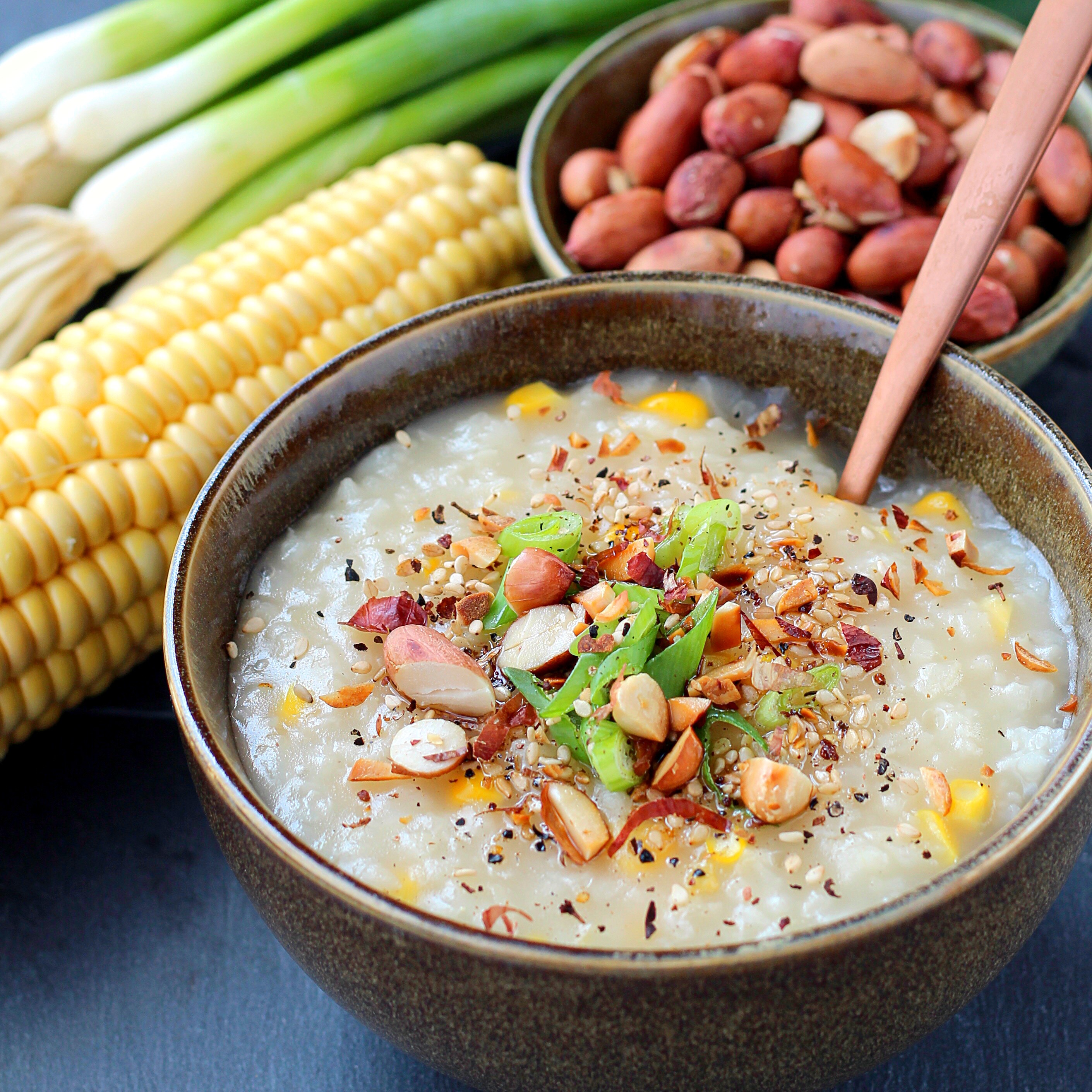 Instant Pot® Vegan Corn Congee